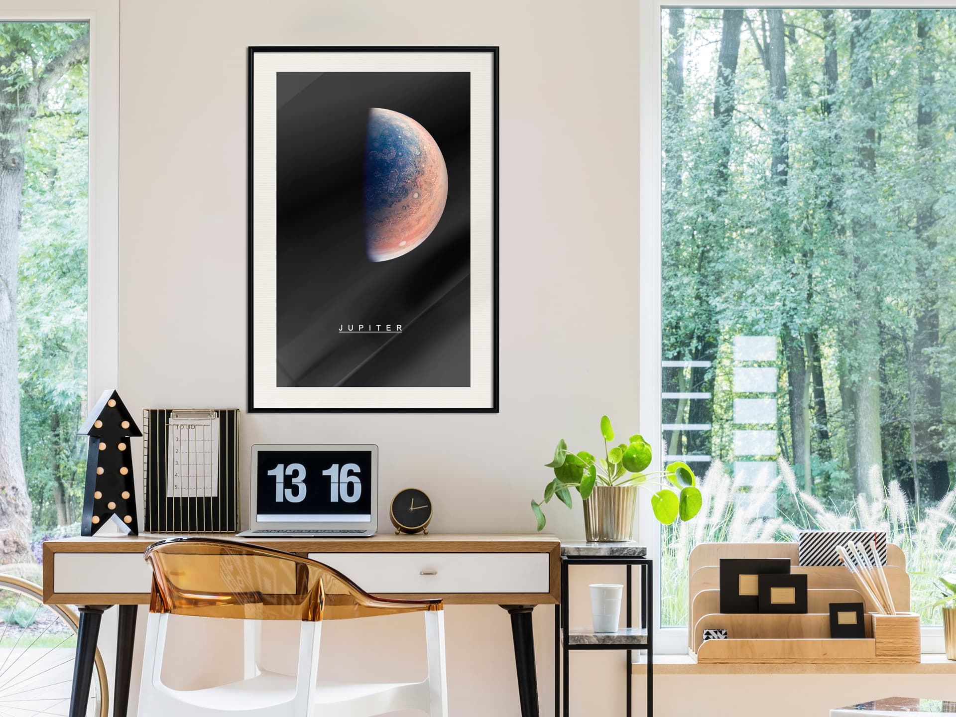 

Plakat - Układ słoneczny: Jowisz (rozmiar 20x30, wykończenie Rama czarna z passe-partout)