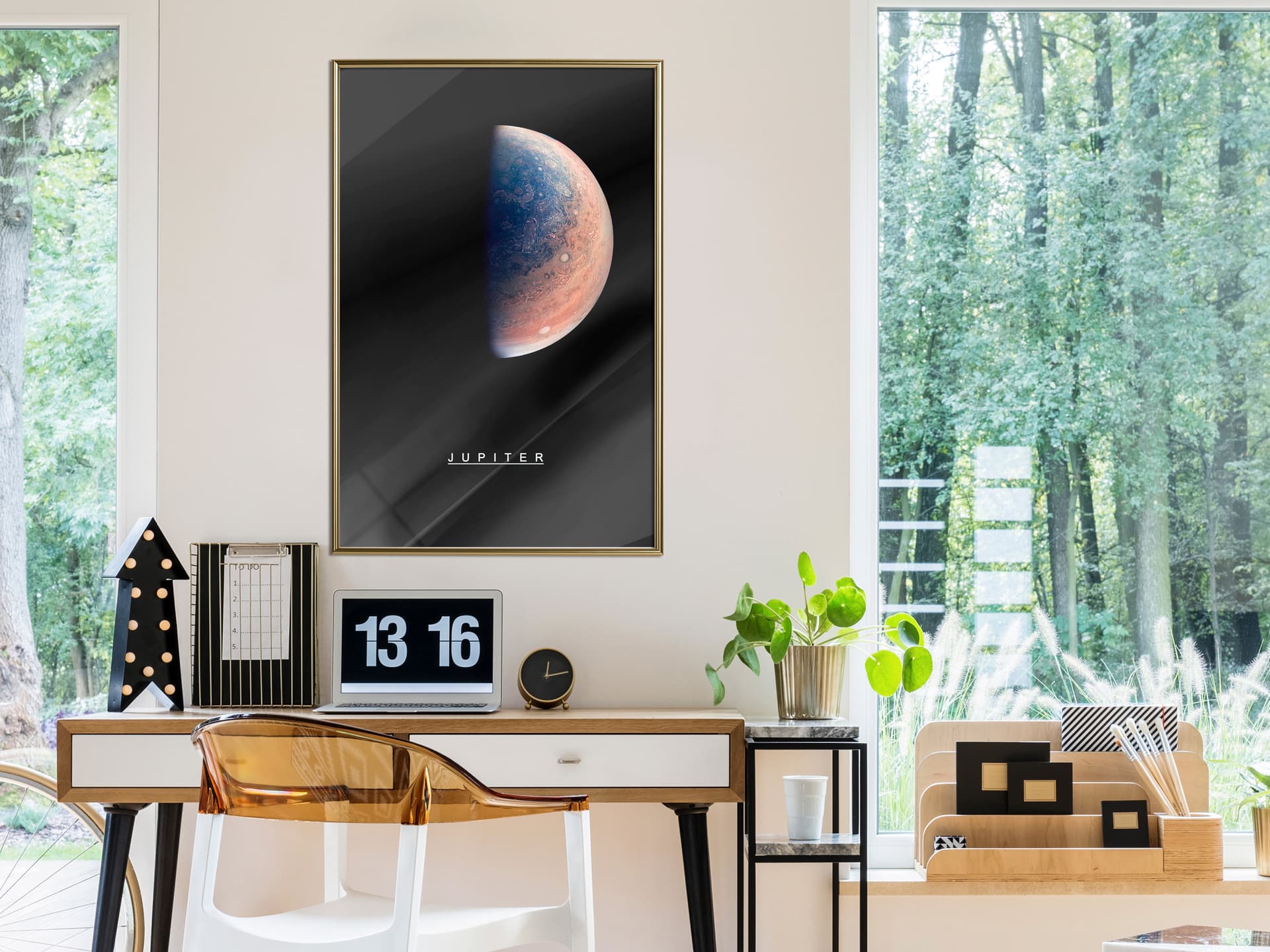 

Plakat - Układ słoneczny: Jowisz (rozmiar 20x30, wykończenie Rama złota)