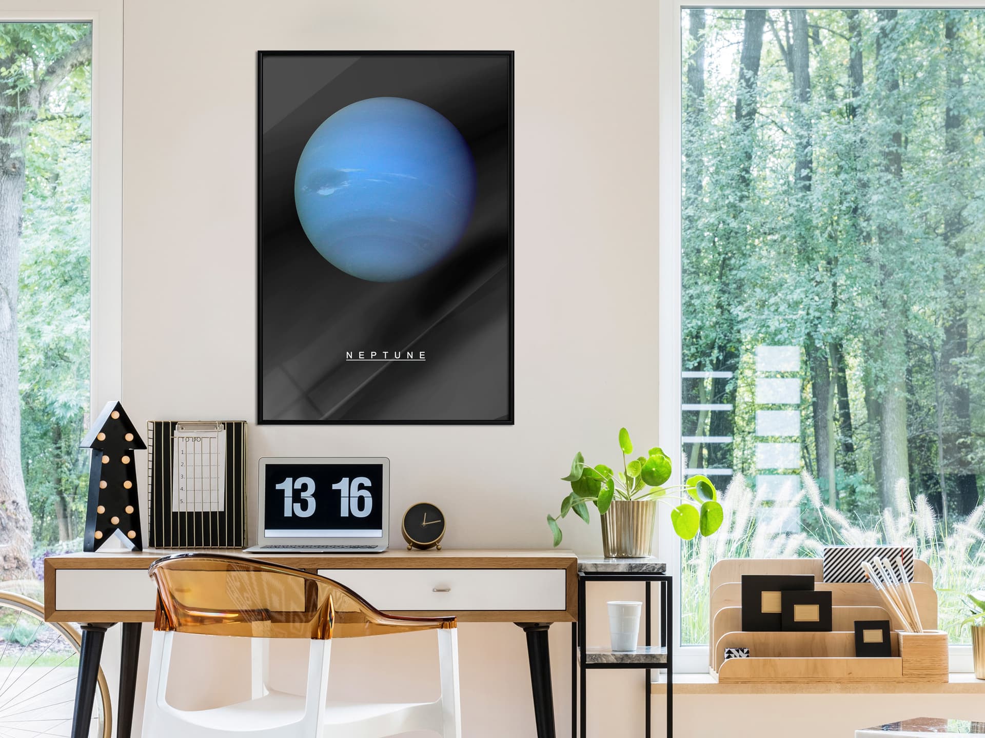 

Plakat - Układ słoneczny: Neptun (rozmiar 20x30, wykończenie Rama czarna)
