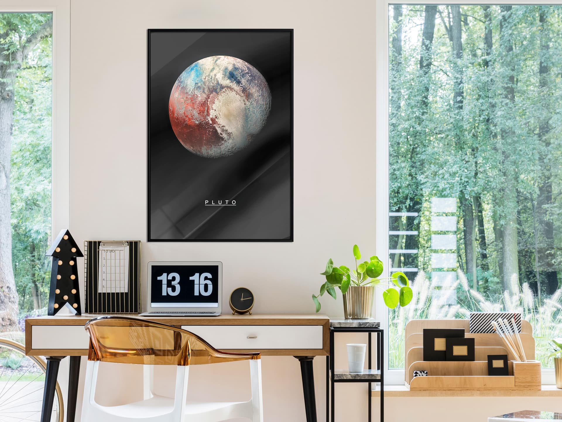 

Plakat - Układ słoneczny: Pluton (rozmiar 40x60, wykończenie Rama czarna)