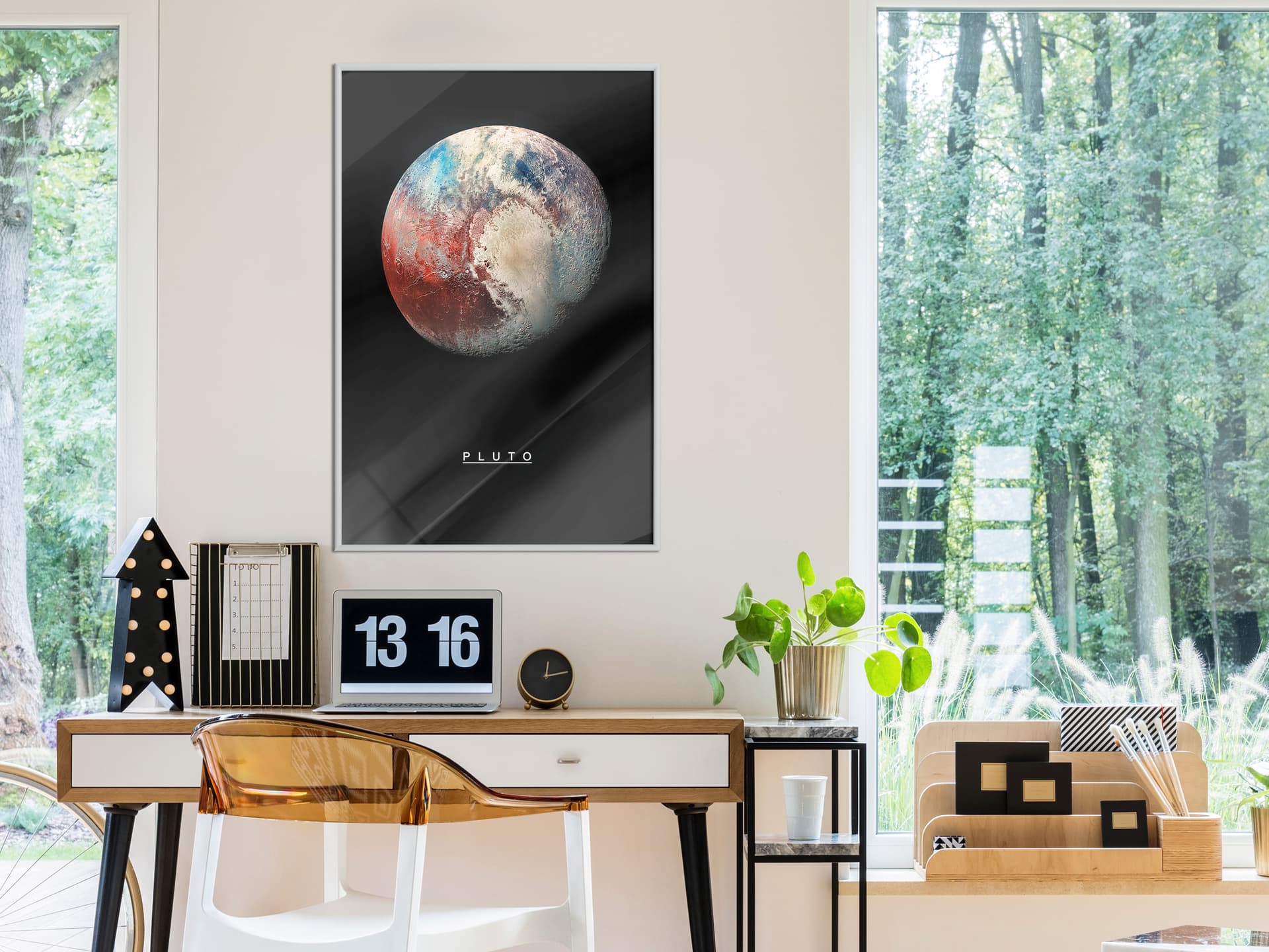 

Plakat - Układ słoneczny: Pluton (rozmiar 40x60, wykończenie Rama biała)
