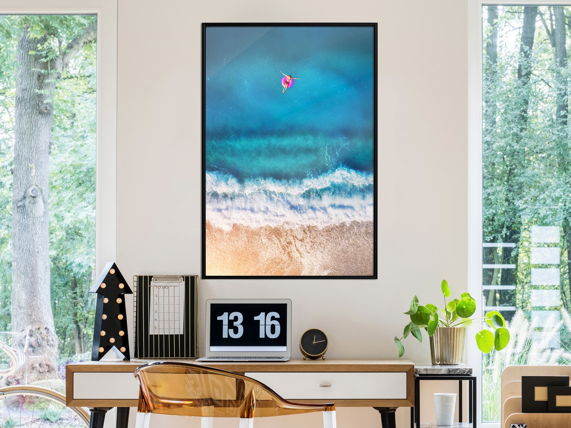 

Plakat - Powoli odpływając (rozmiar 30x45, wykończenie Rama czarna)