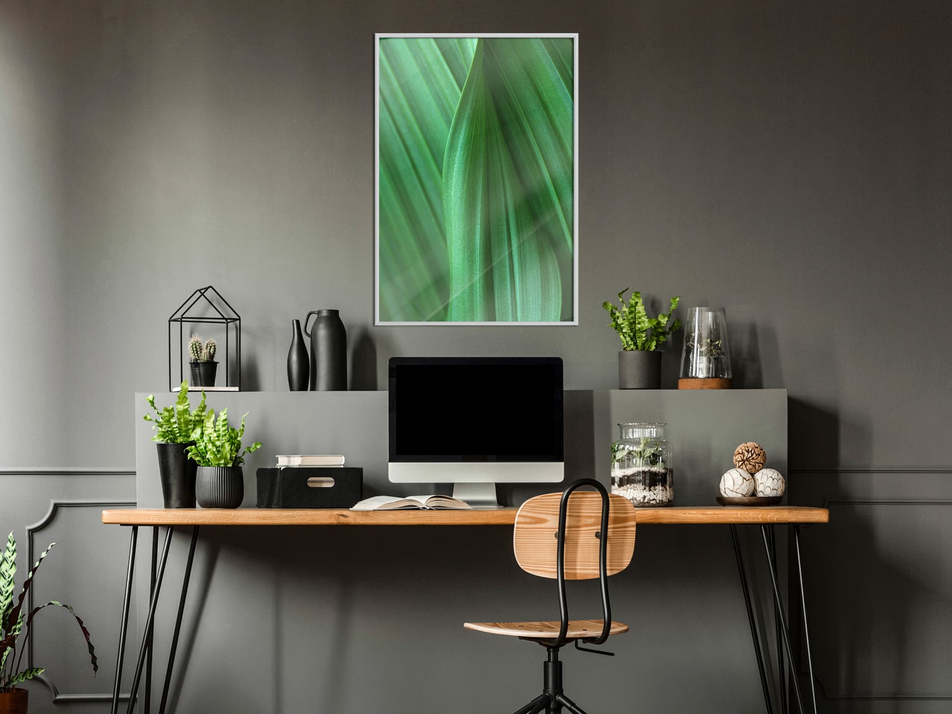 

Plakat - Struktura liścia (rozmiar 40x60, wykończenie Rama biała)