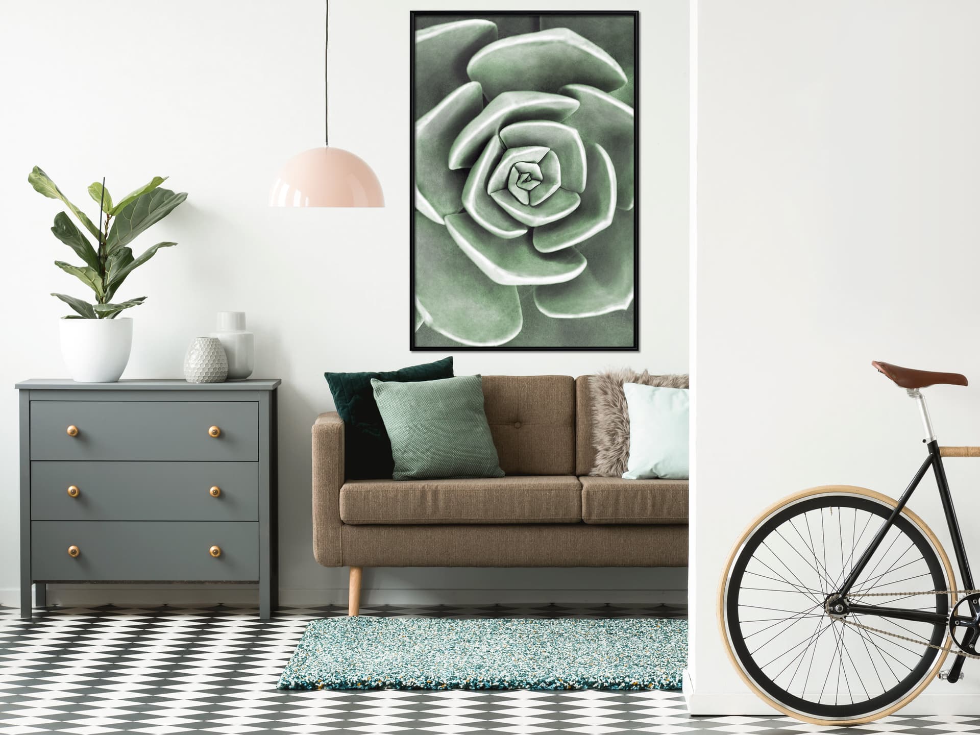 

Plakat - Wytrzymała roślina (rozmiar 30x45, wykończenie Rama czarna)