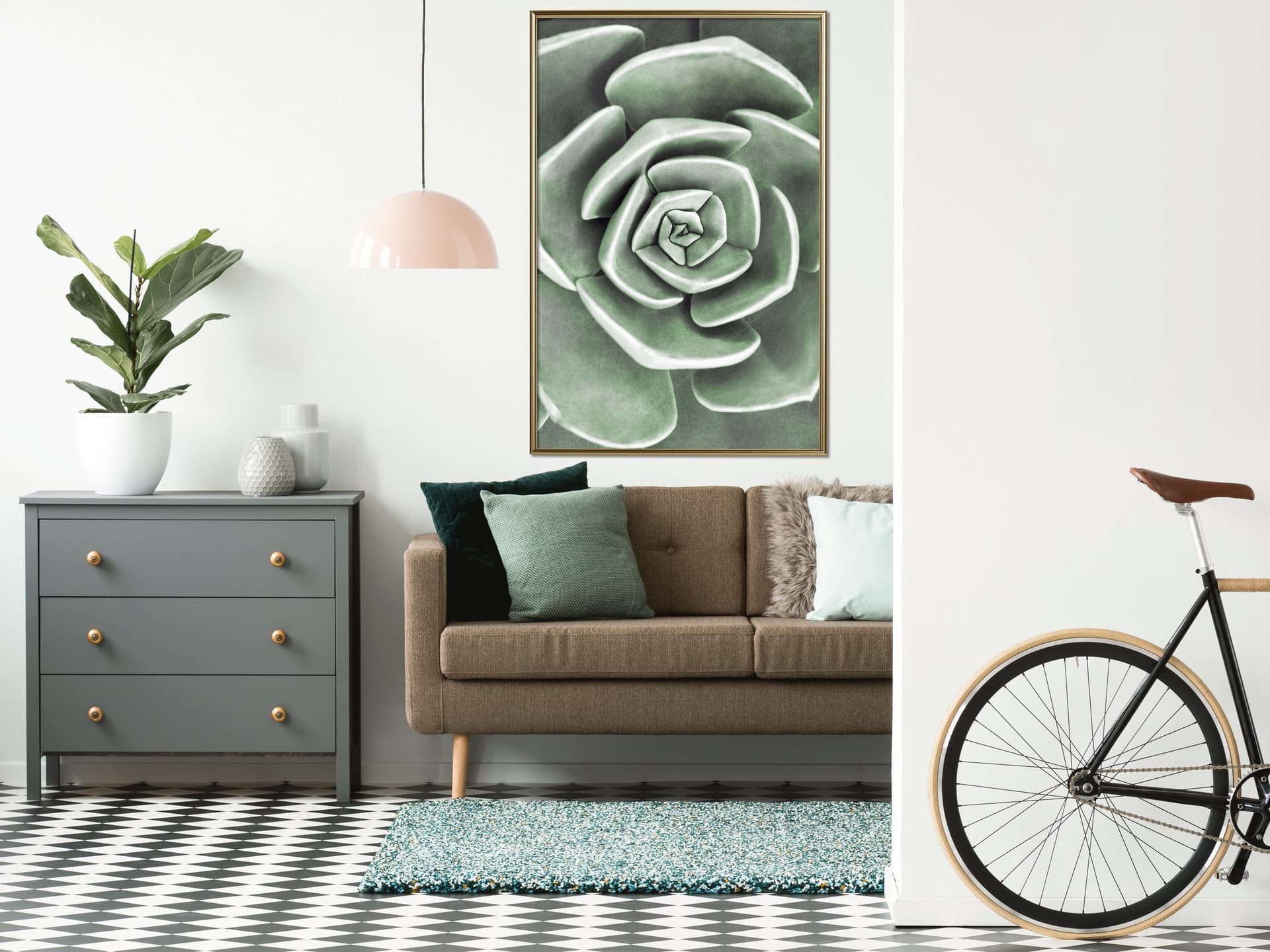 

Plakat - Wytrzymała roślina (rozmiar 20x30, wykończenie Rama złota)