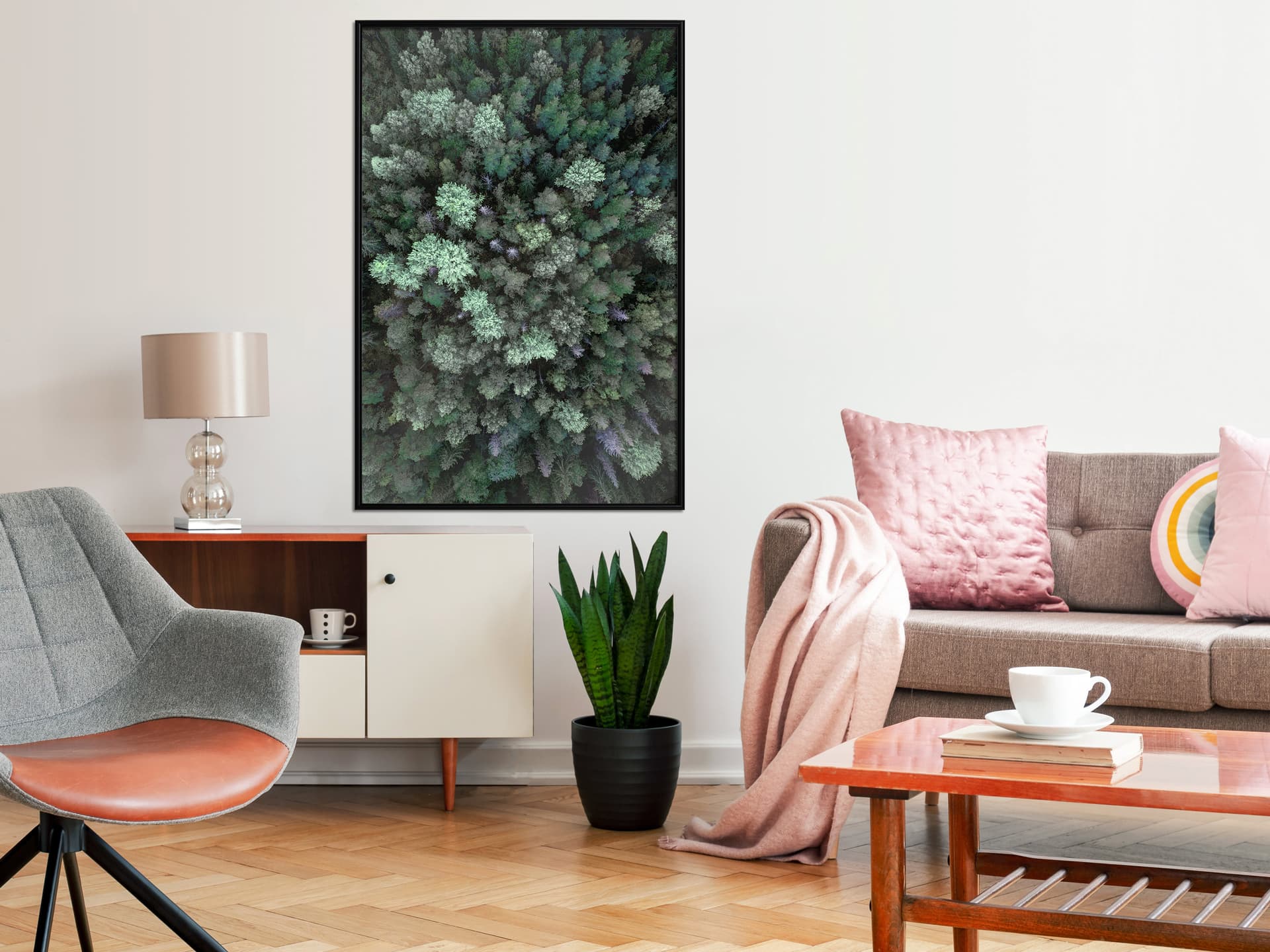 

Plakat - Świat z wysoka (rozmiar 30x45, wykończenie Rama czarna)