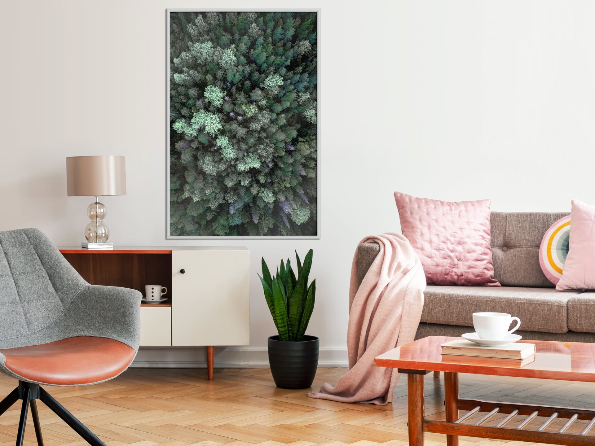 

Plakat - Świat z wysoka (rozmiar 20x30, wykończenie Rama biała)