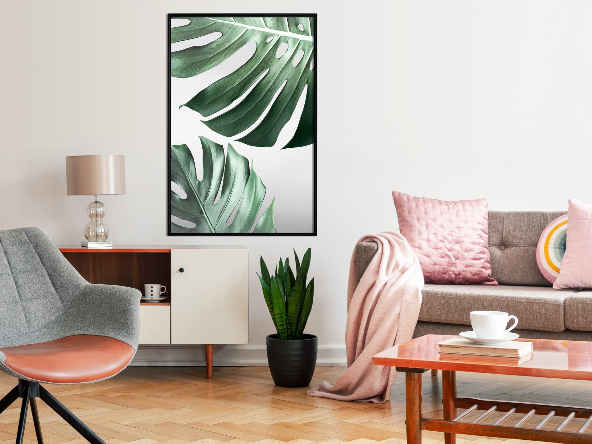 

Plakat - Liście jak ser szwajcarski (rozmiar 30x45, wykończenie Rama czarna)