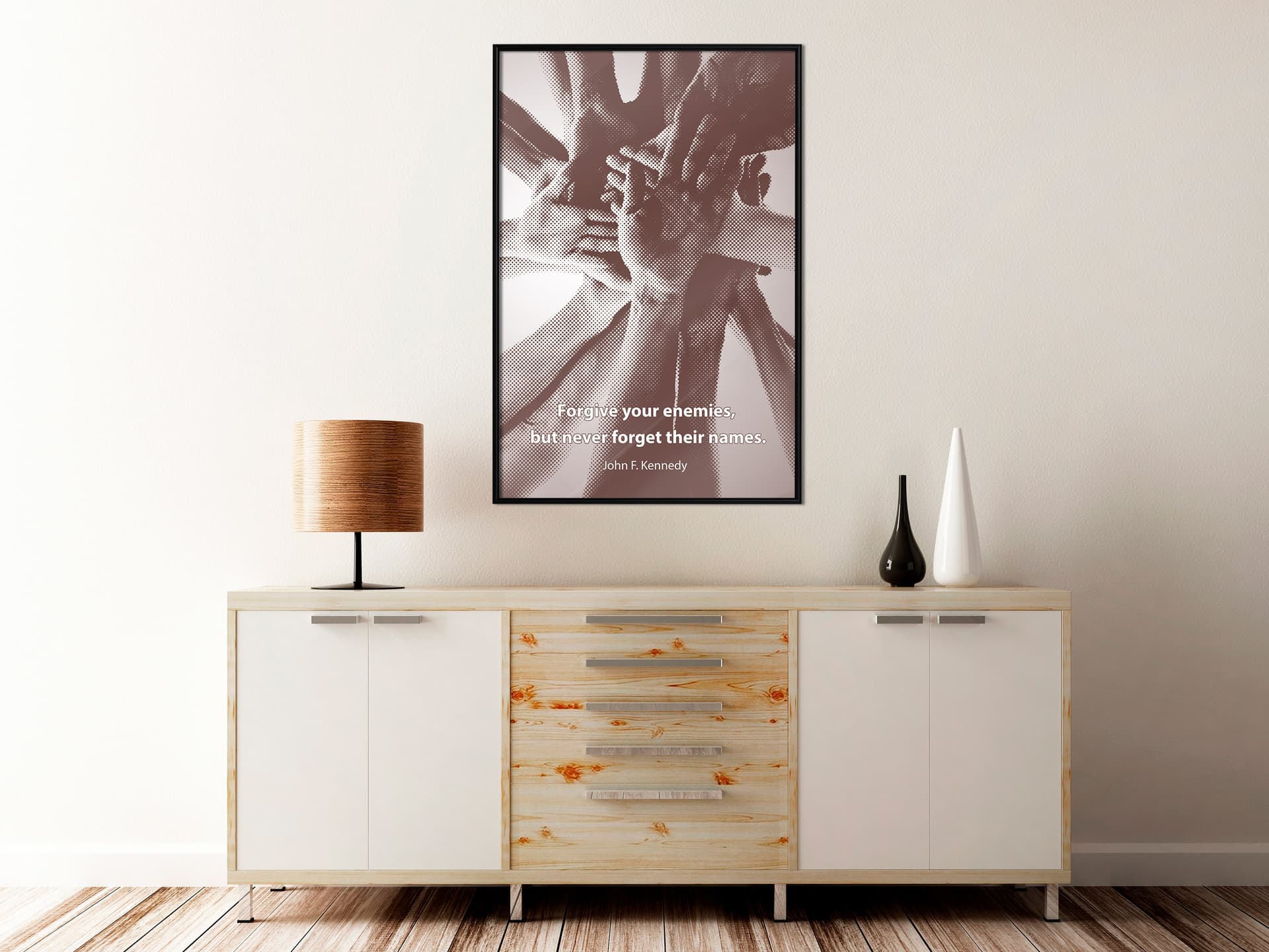 

Plakat - Ręce (rozmiar 40x60, wykończenie Rama czarna)