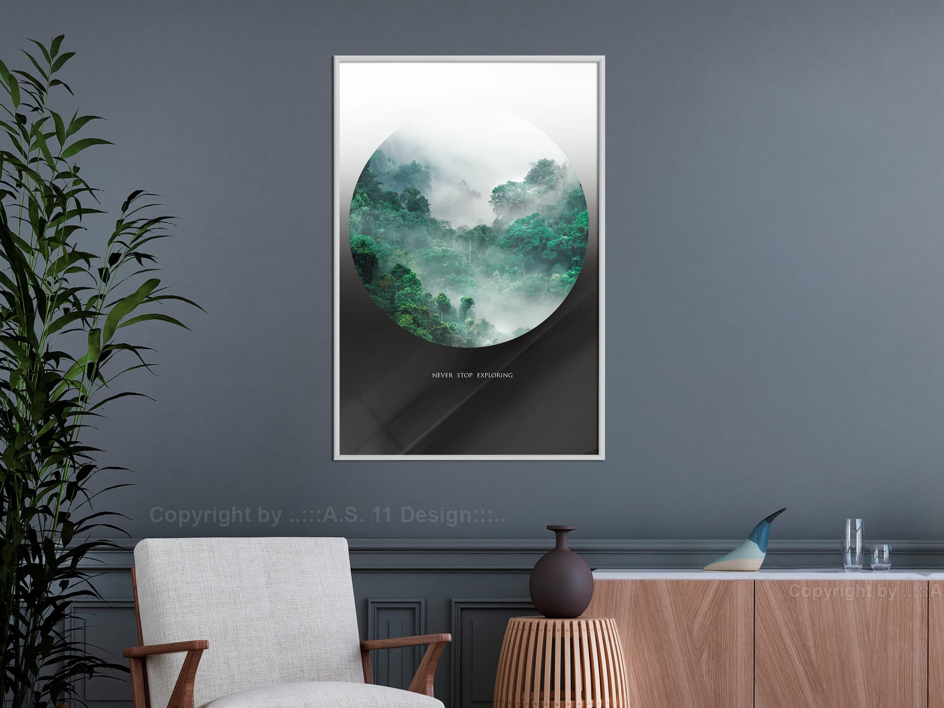 

Plakat - Odkrywaj (rozmiar 30x45, wykończenie Rama biała)
