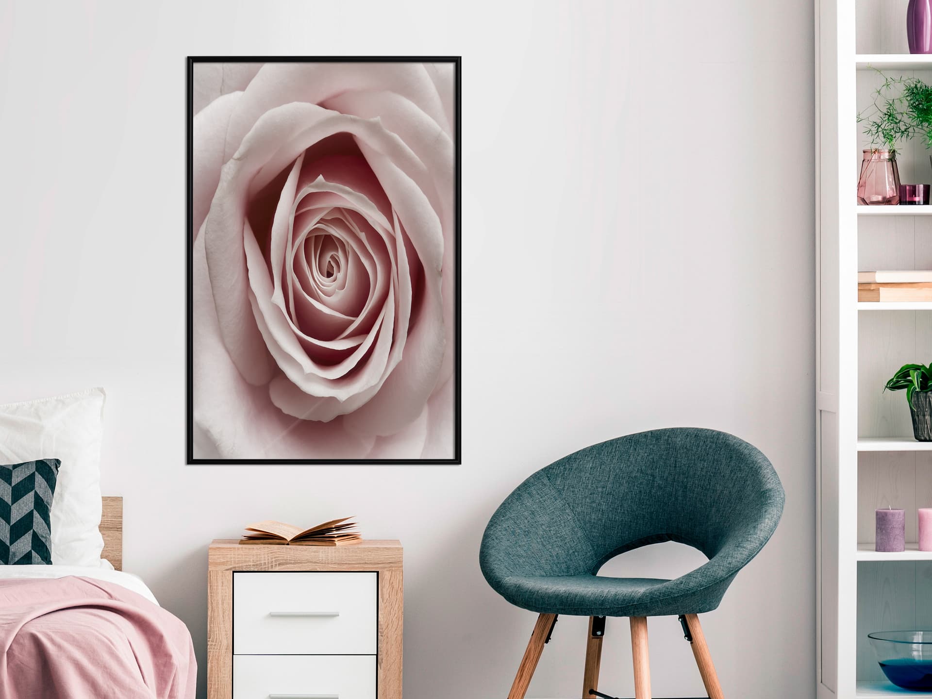 

Plakat - Pąk róży (rozmiar 20x30, wykończenie Rama czarna)