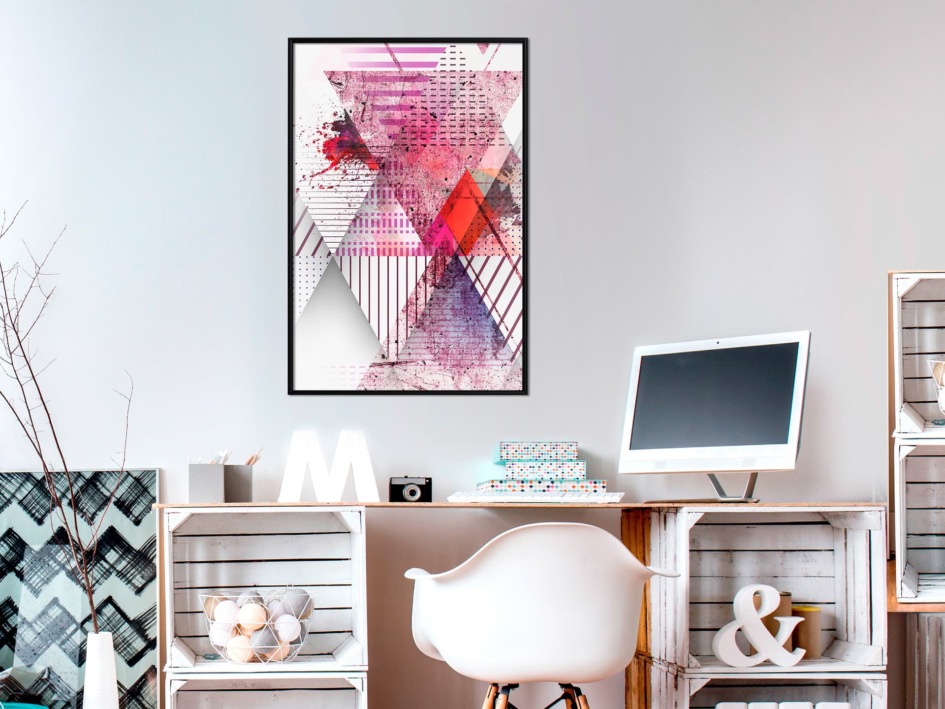 

Plakat - Patchwork I (rozmiar 40x60, wykończenie Rama czarna)