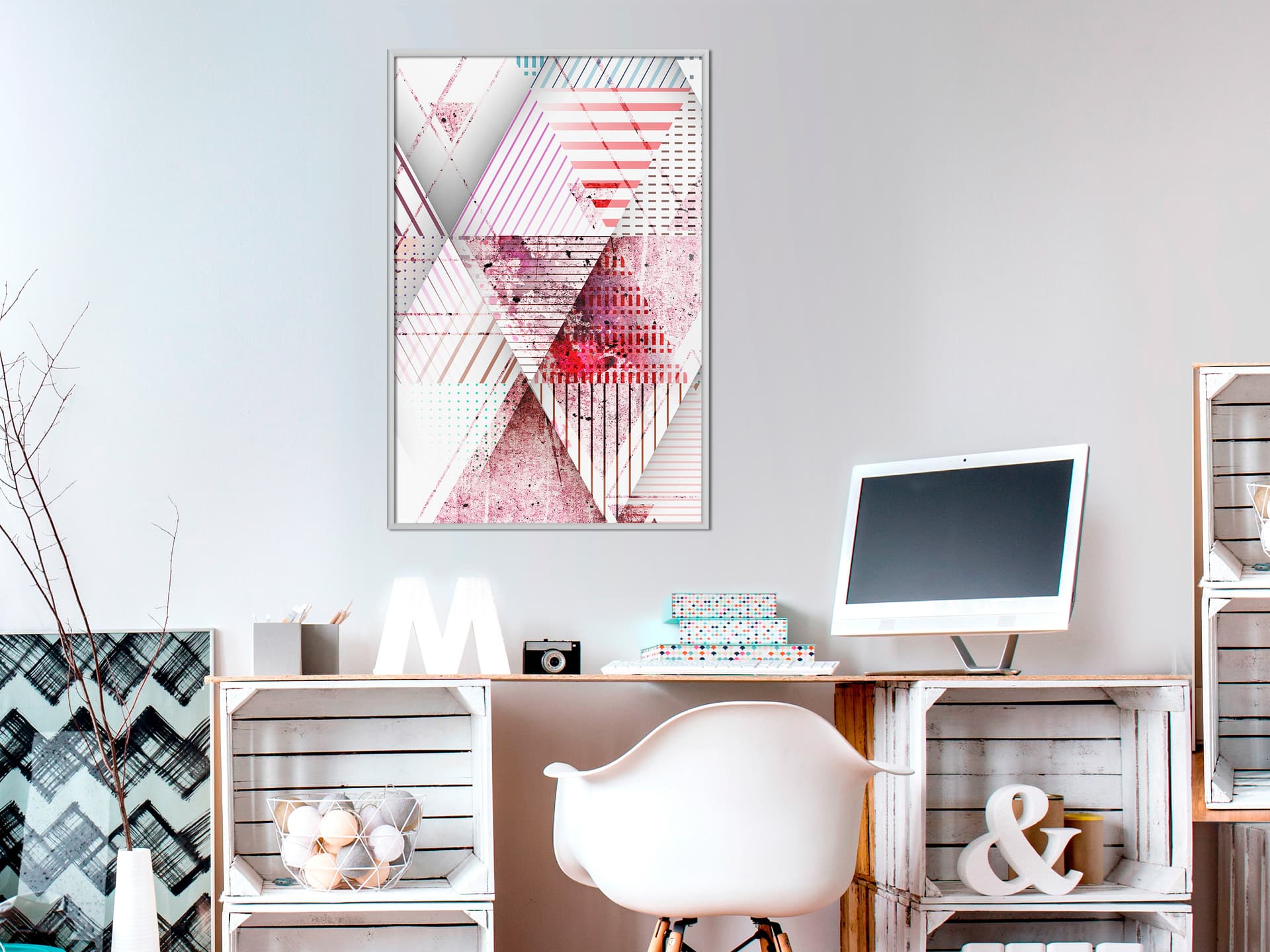 

Plakat - Patchwork II (rozmiar 40x60, wykończenie Rama biała)