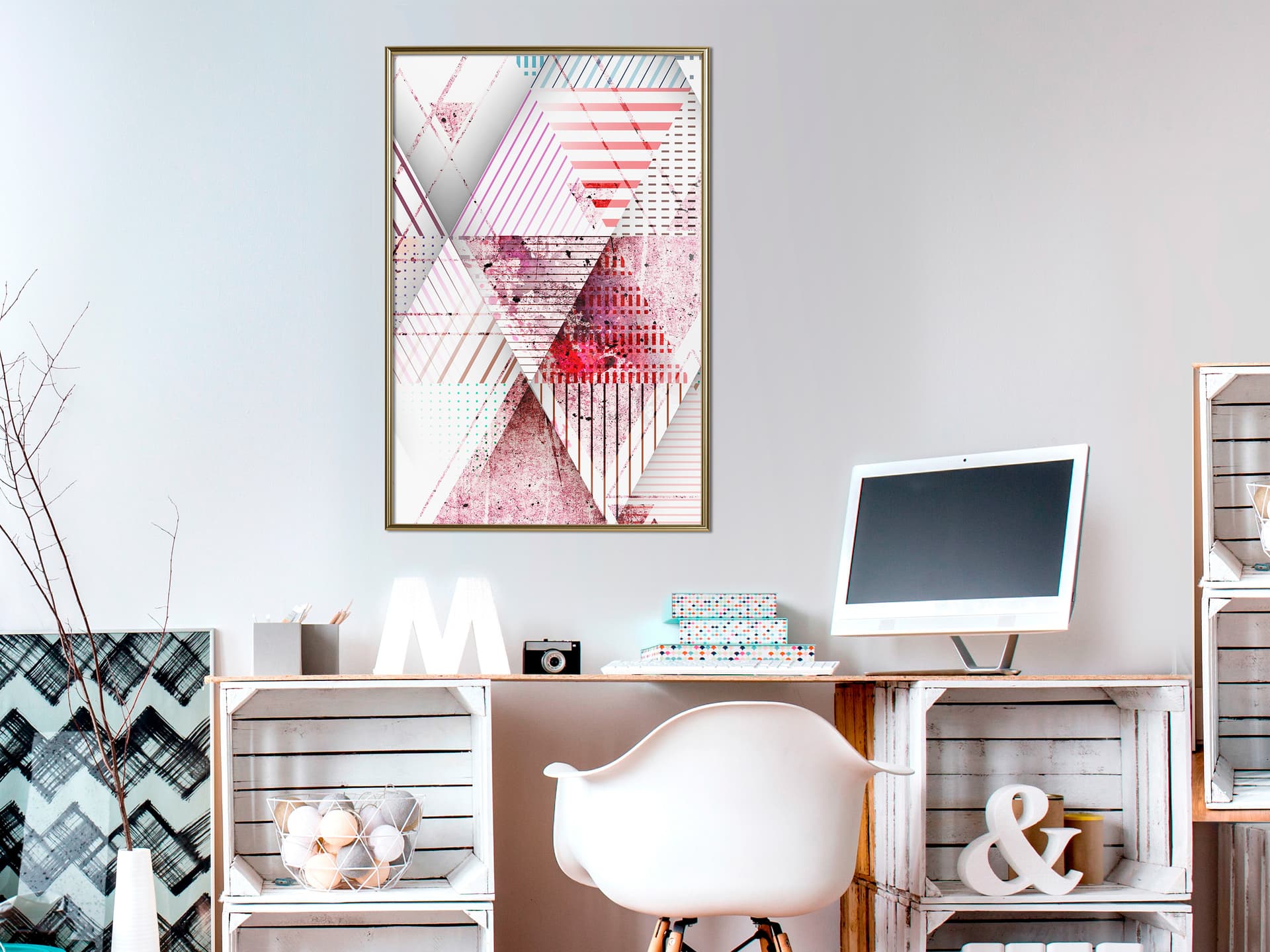 

Plakat - Patchwork II (rozmiar 30x45, wykończenie Rama złota)