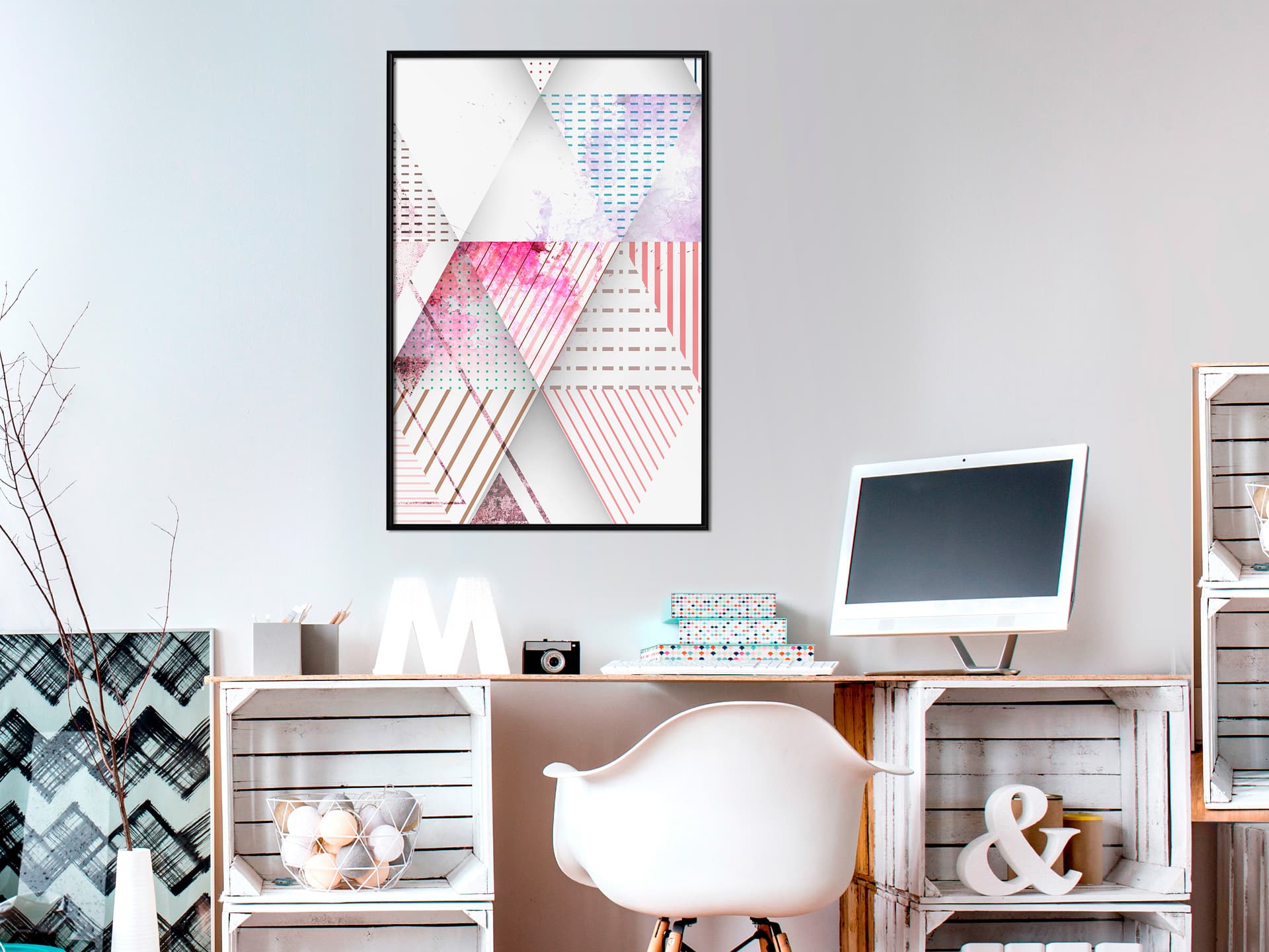 

Plakat - Patchwork III (rozmiar 30x45, wykończenie Rama czarna)