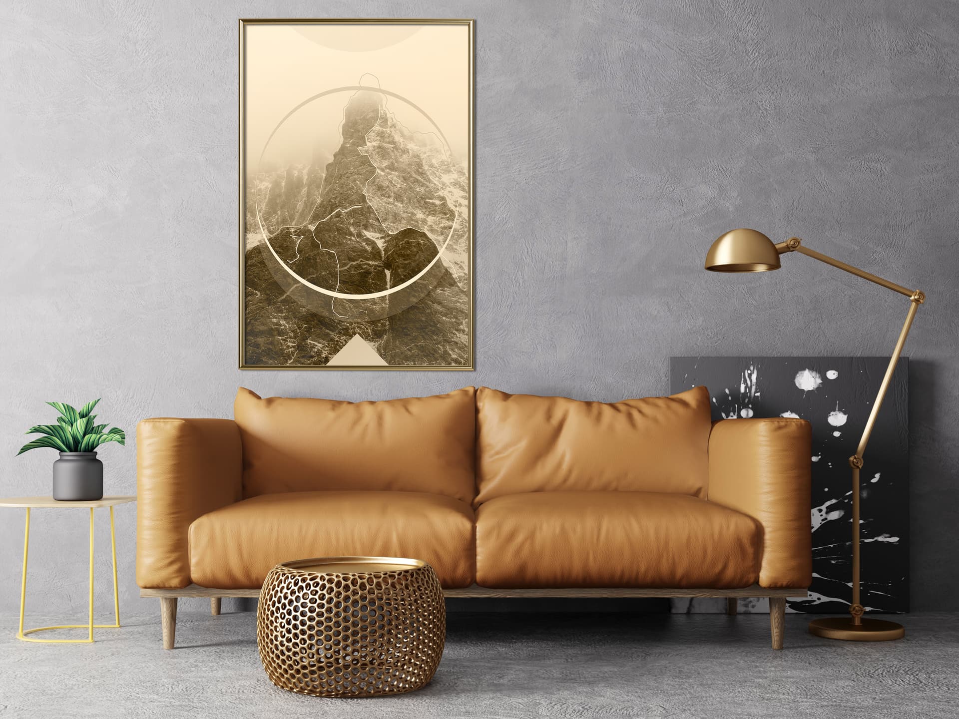 

Plakat - Niezdobyty szczyt (rozmiar 20x30, wykończenie Rama złota)