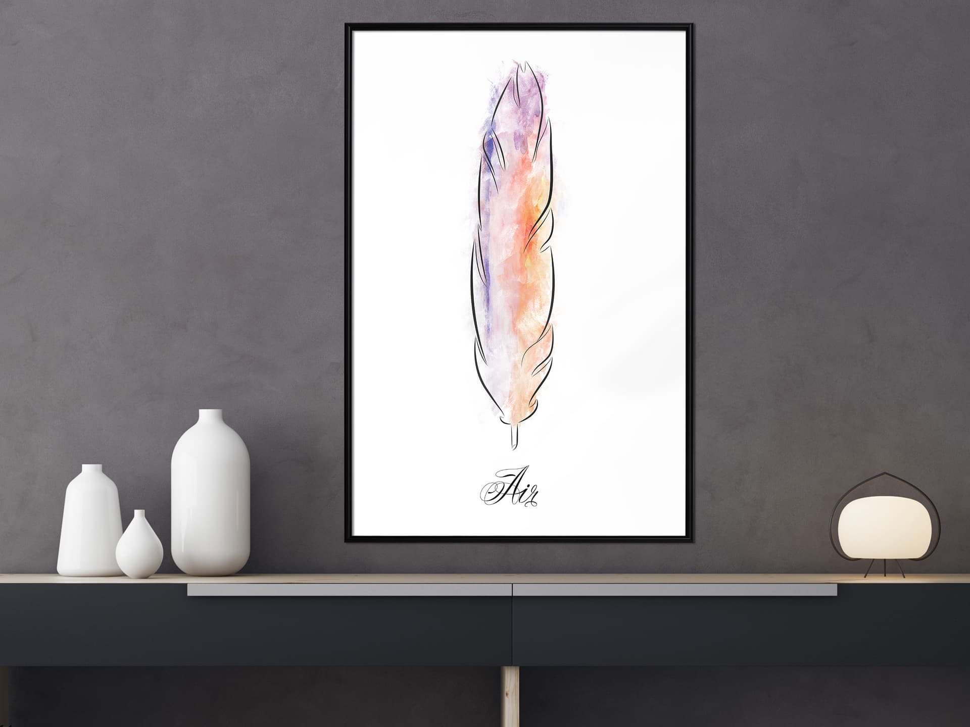 

Plakat - Lekkość I (rozmiar 30x45, wykończenie Rama czarna)