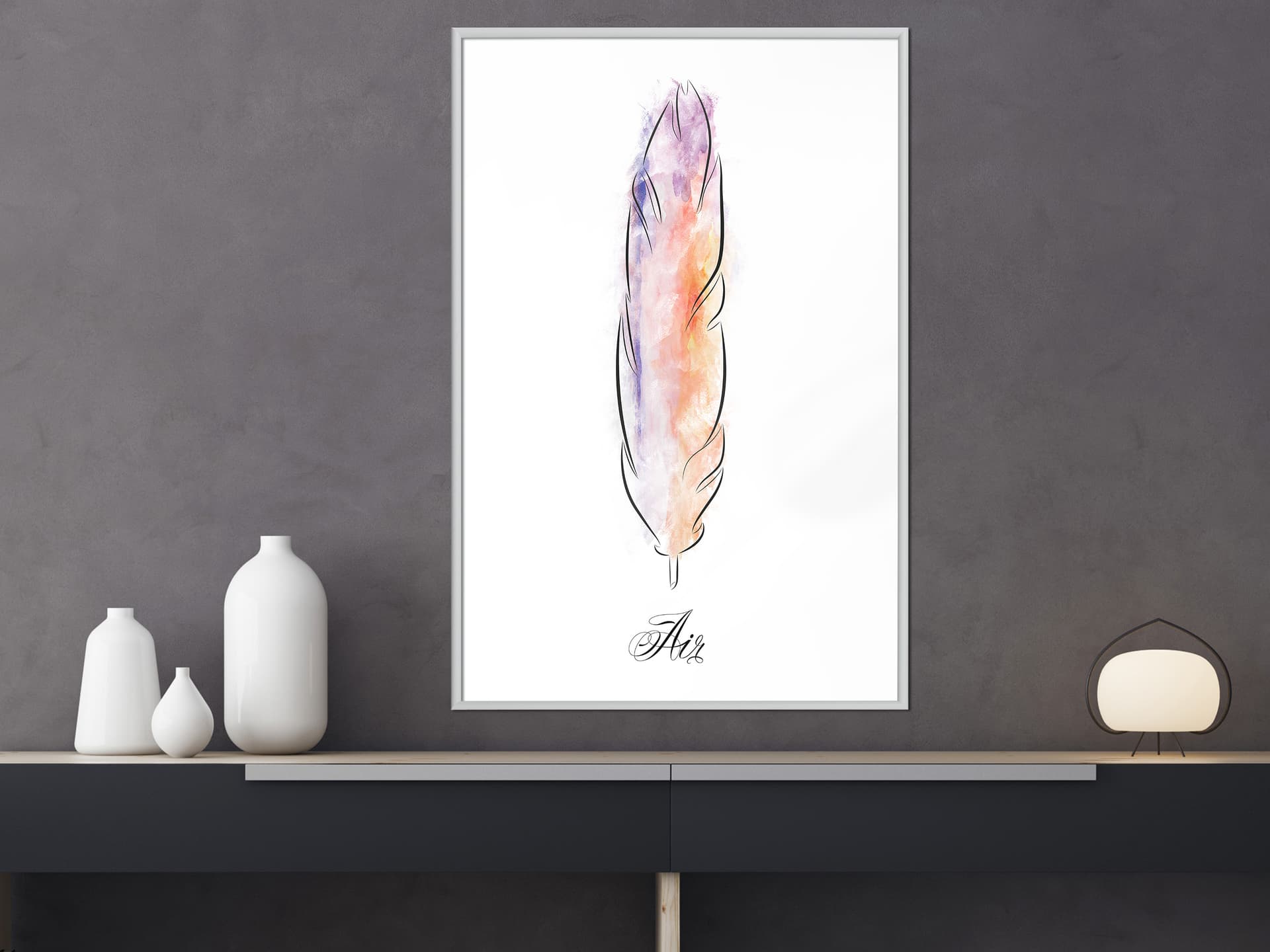 

Plakat - Lekkość I (rozmiar 20x30, wykończenie Rama biała)