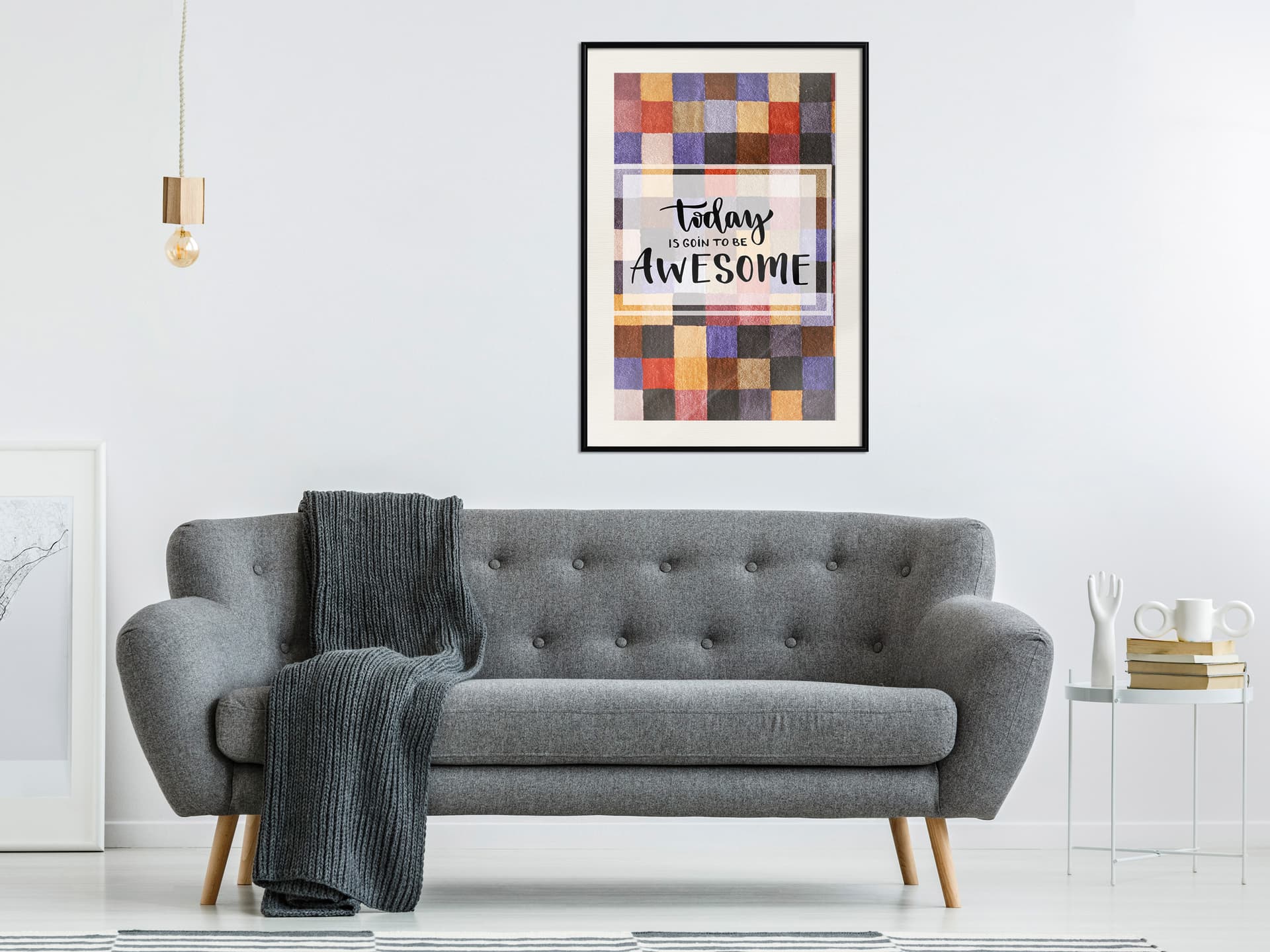 

Plakat - Dziś II (rozmiar 30x45, wykończenie Rama czarna z passe-partout)