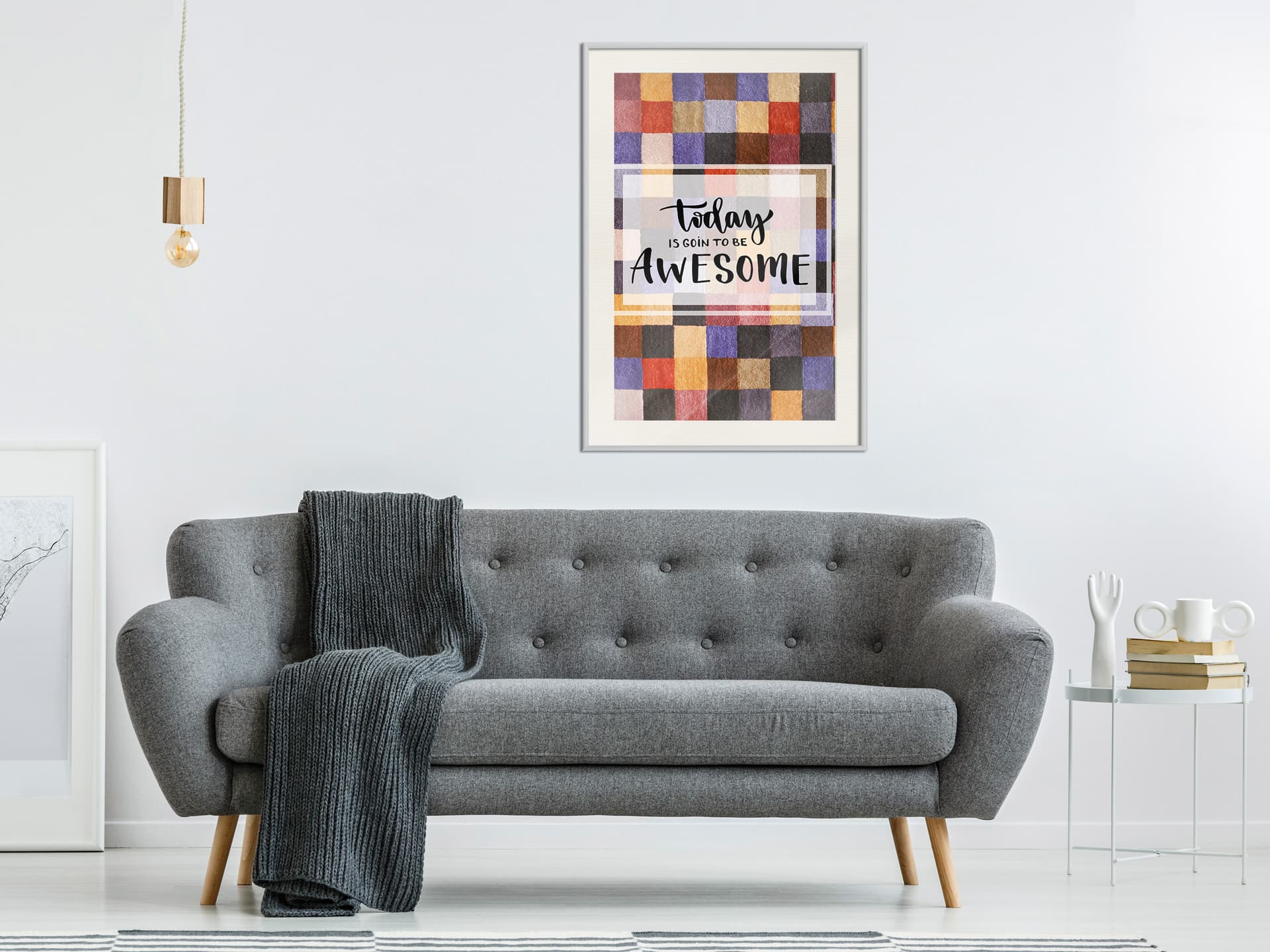 

Plakat - Dziś II (rozmiar 40x60, wykończenie Rama biała z passe-partout)