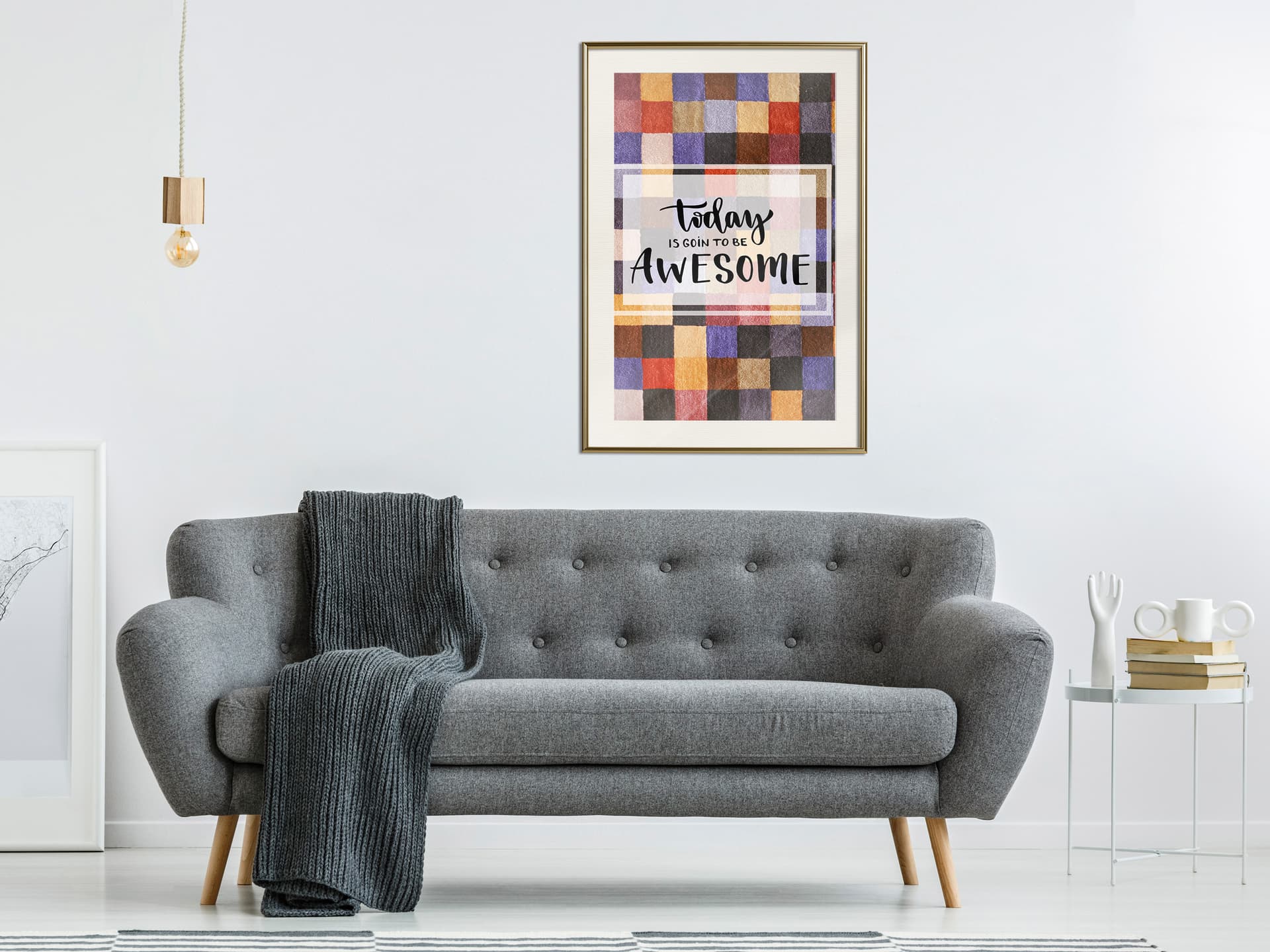 

Plakat - Dziś II (rozmiar 40x60, wykończenie Rama złota z passe-partout)