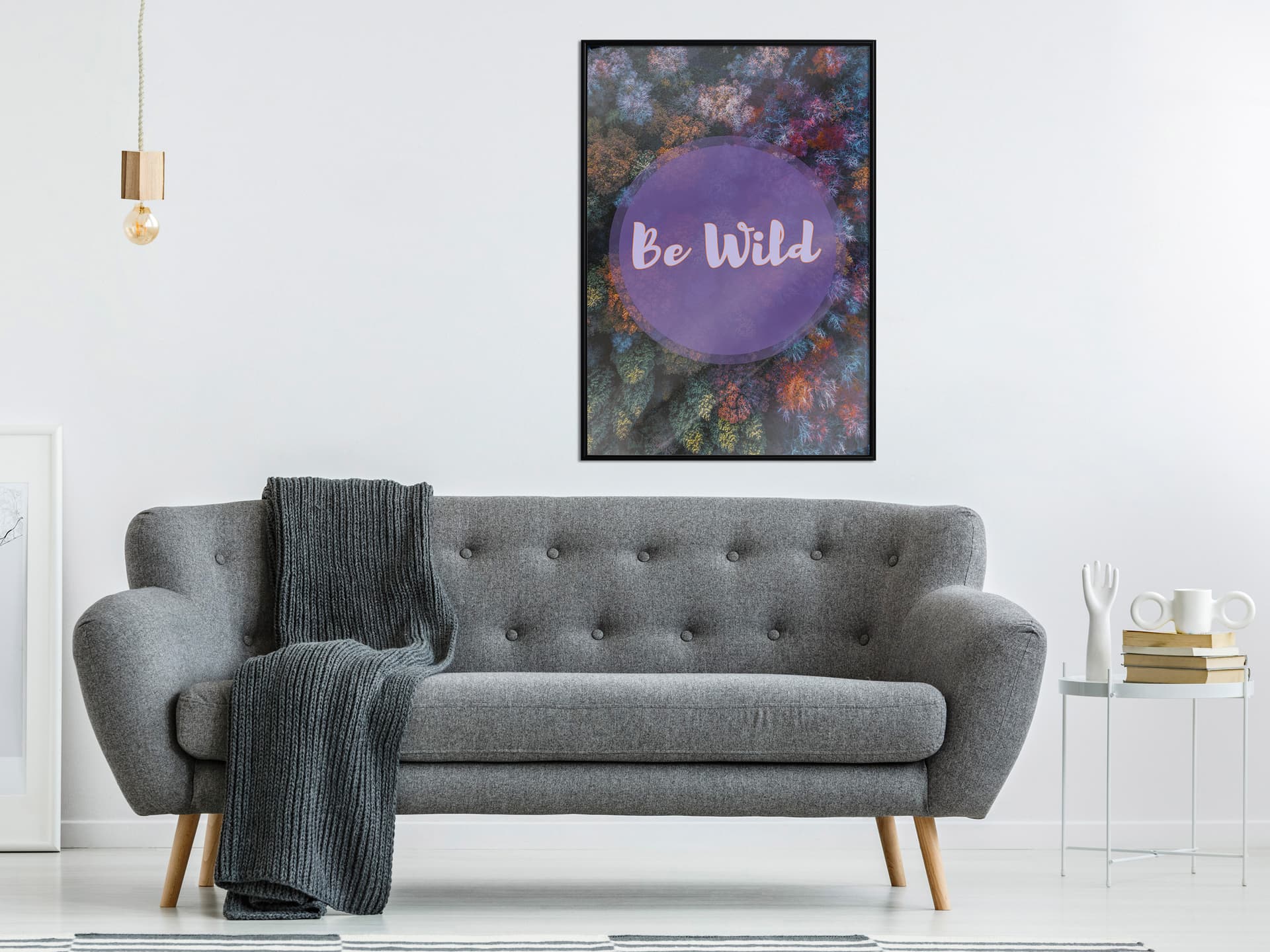 

Plakat - Obudź w sobie dzikość (rozmiar 30x45, wykończenie Rama czarna)