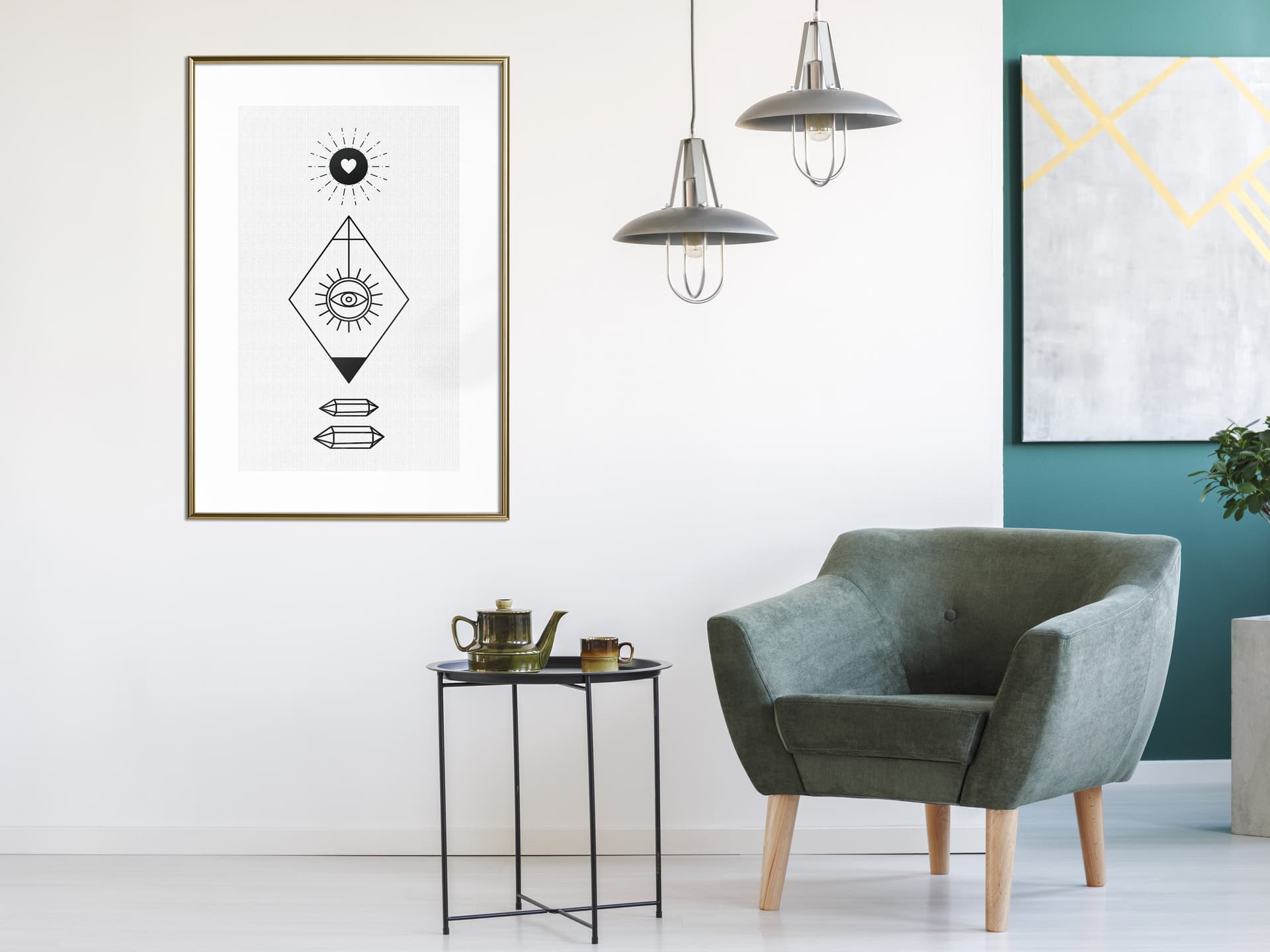 

Plakat - Intuicja (rozmiar 40x60, wykończenie Rama złota)