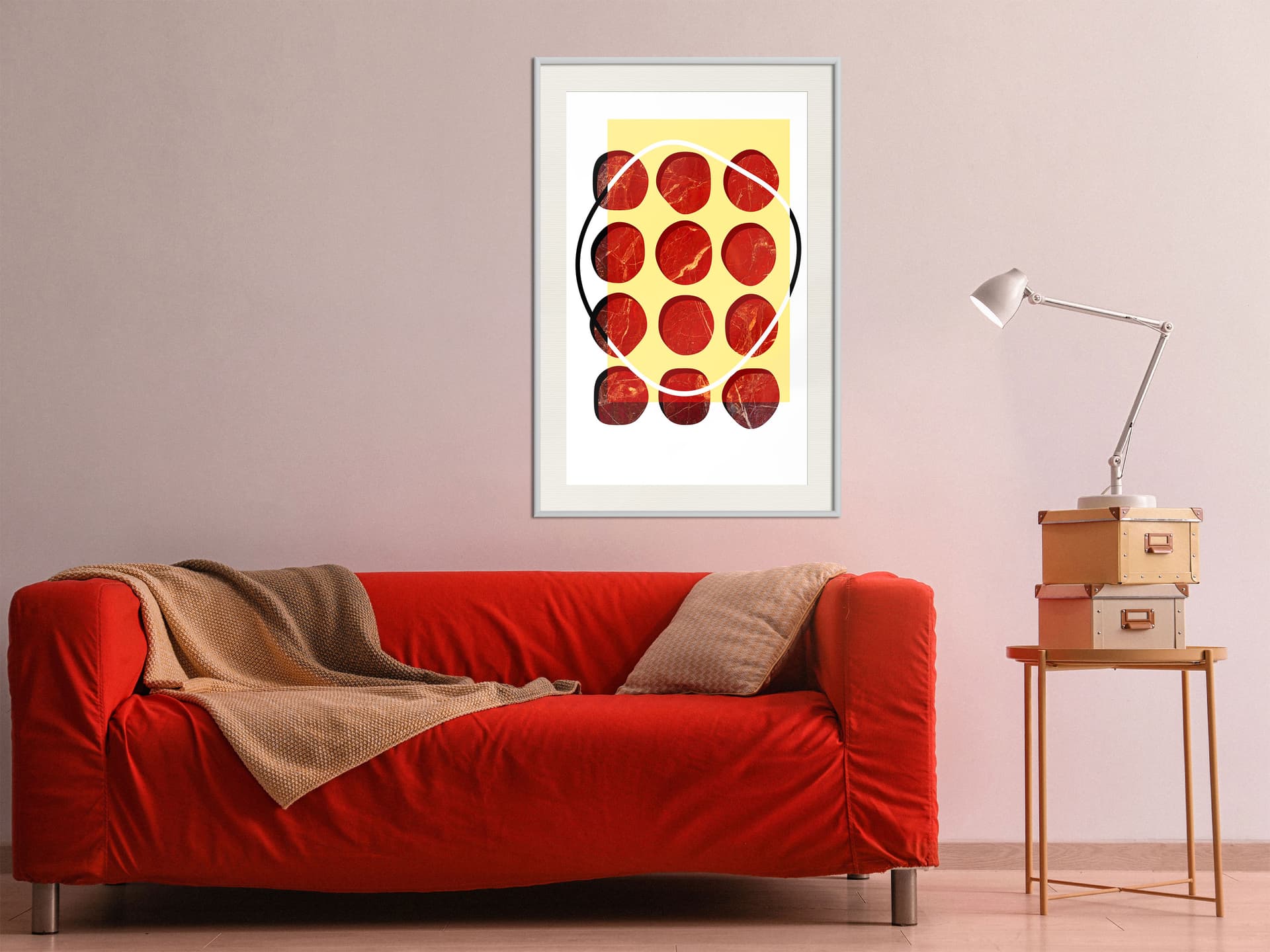 

Plakat - Marzenie mięsożercy (rozmiar 20x30, wykończenie Rama biała z passe-partout)
