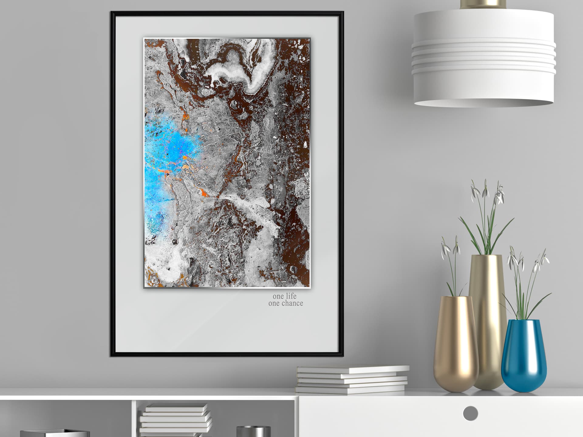 

Plakat - Jedno życie (rozmiar 30x45, wykończenie Rama czarna)