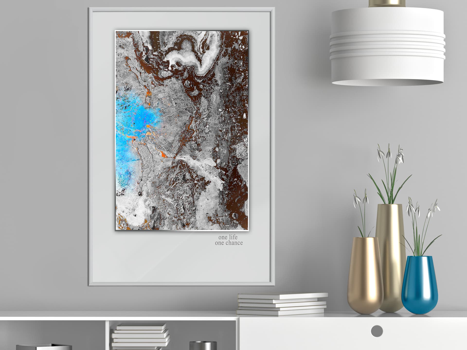 

Plakat - Jedno życie (rozmiar 20x30, wykończenie Rama biała)