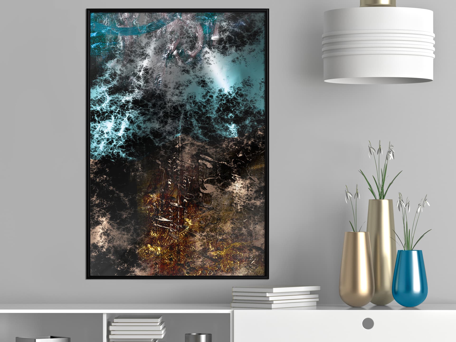 

Plakat - Ciemna materia I (rozmiar 40x60, wykończenie Rama czarna)