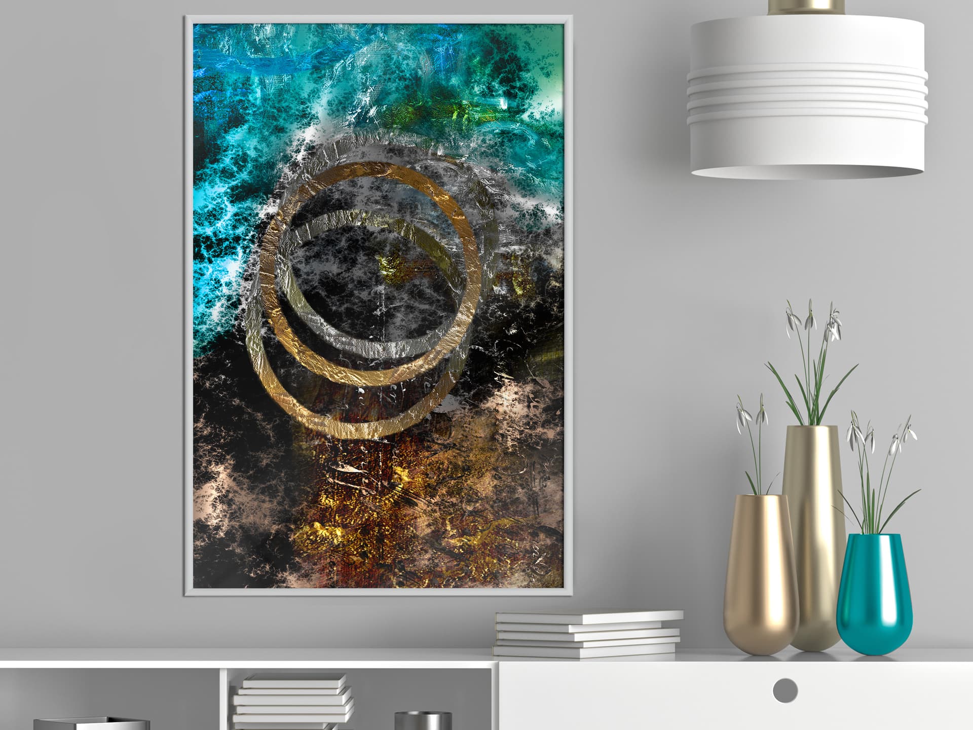 

Plakat - Ciemna materia II (rozmiar 20x30, wykończenie Rama biała)