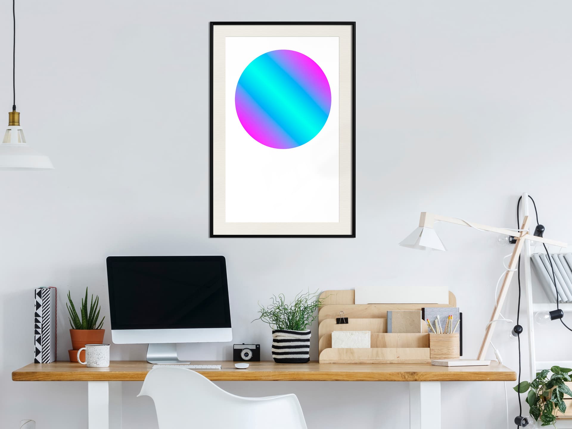 

Plakat - Ultrafiolet I (rozmiar 20x30, wykończenie Rama czarna z passe-partout)