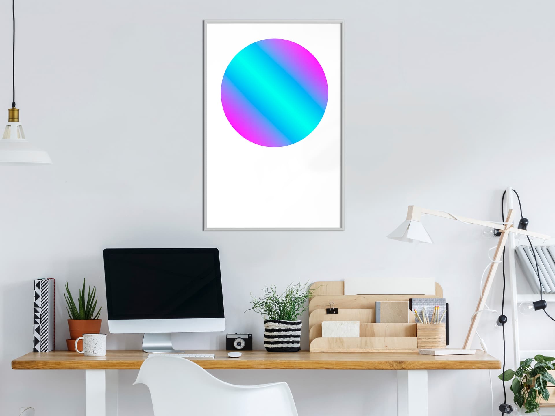 

Plakat - Ultrafiolet I (rozmiar 20x30, wykończenie Rama biała)