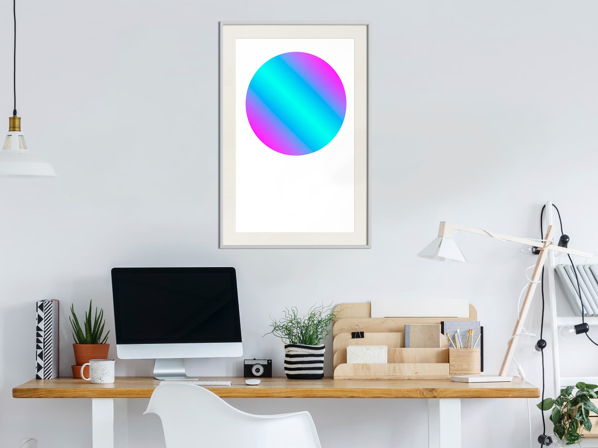 

Plakat - Ultrafiolet I (rozmiar 20x30, wykończenie Rama biała z passe-partout)