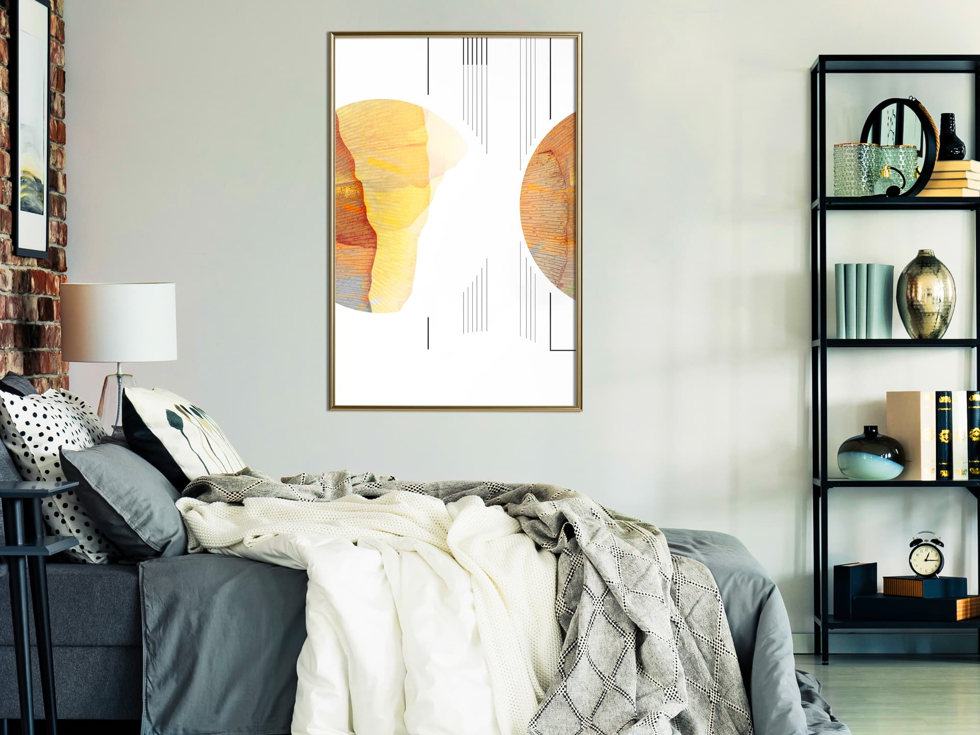 

Plakat - Zderzenie planet (rozmiar 20x30, wykończenie Rama złota)