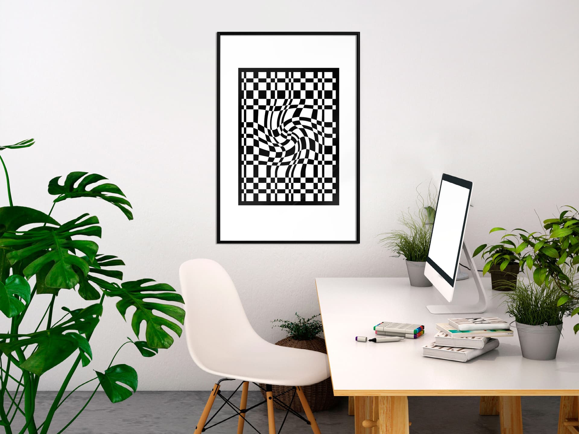 

Plakat - Op-art (rozmiar 20x30, wykończenie Rama czarna)