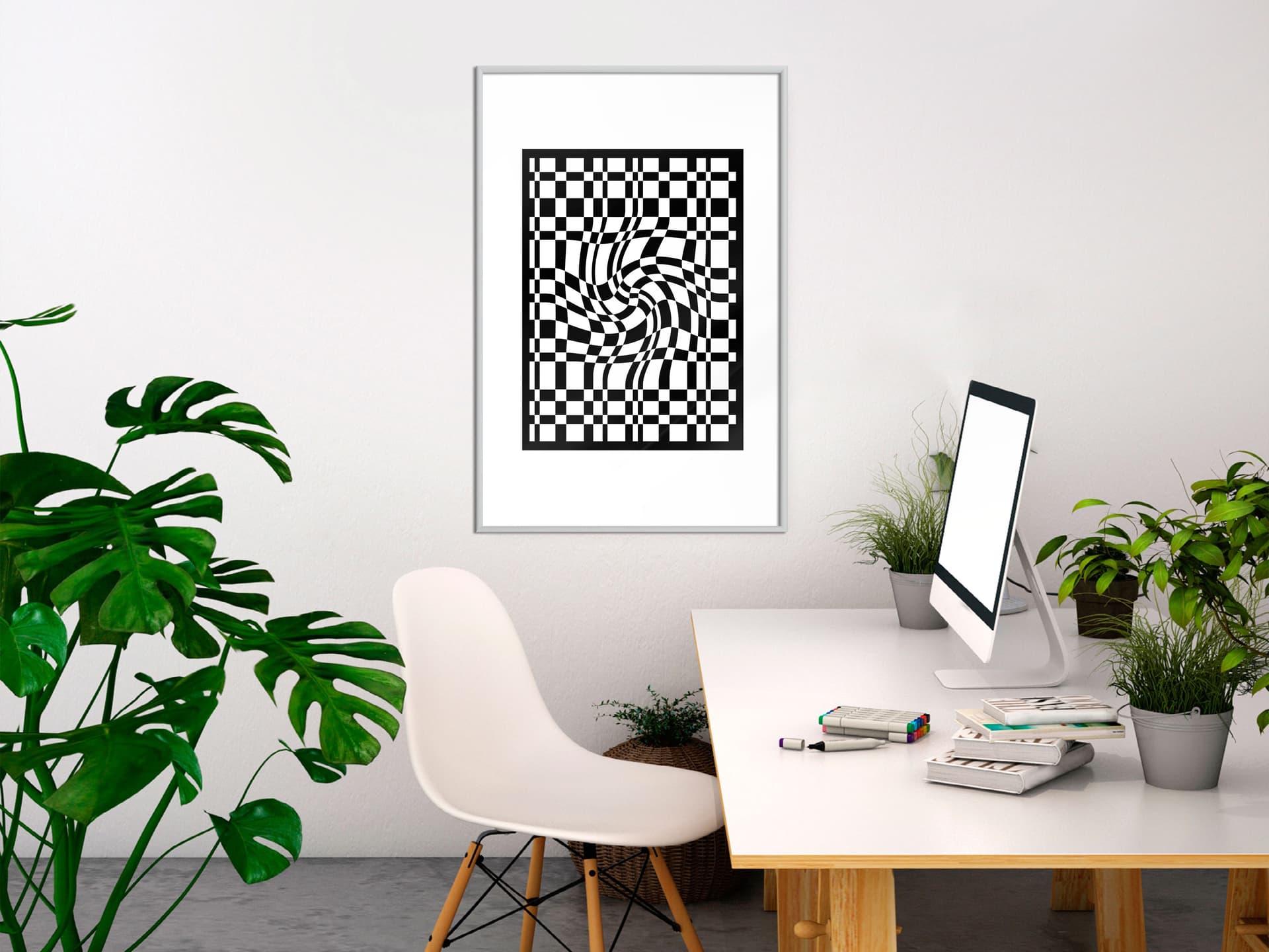 

Plakat - Op-art (rozmiar 30x45, wykończenie Rama biała)