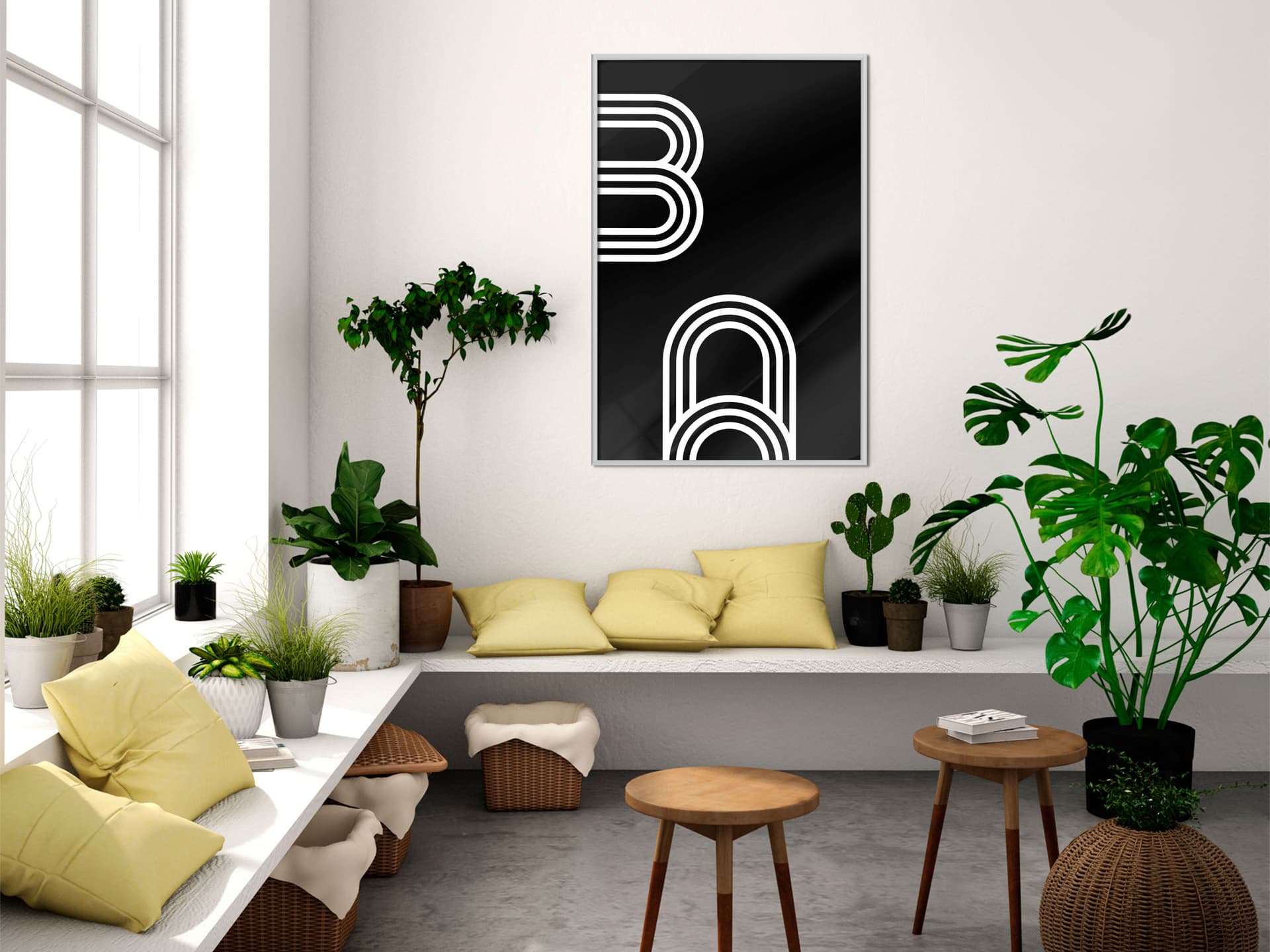 

Plakat - Pokręcone spinacze (rozmiar 40x60, wykończenie Rama biała)