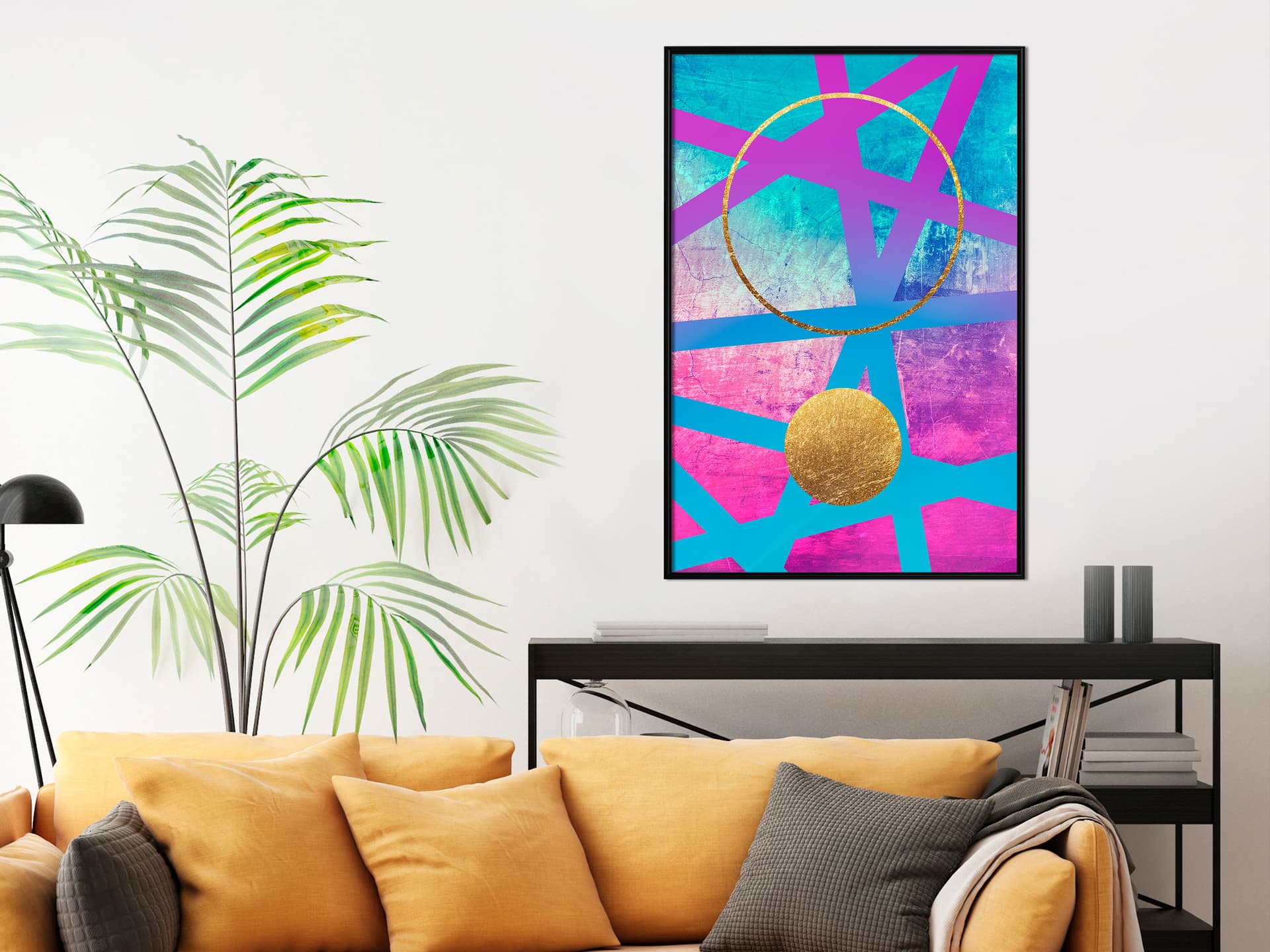 

Plakat - Punkty przecięć (rozmiar 40x60, wykończenie Rama czarna)