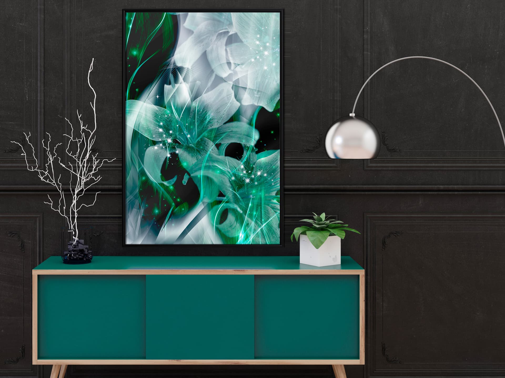 

Plakat - Trujące kwiaty (rozmiar 20x30, wykończenie Rama czarna)
