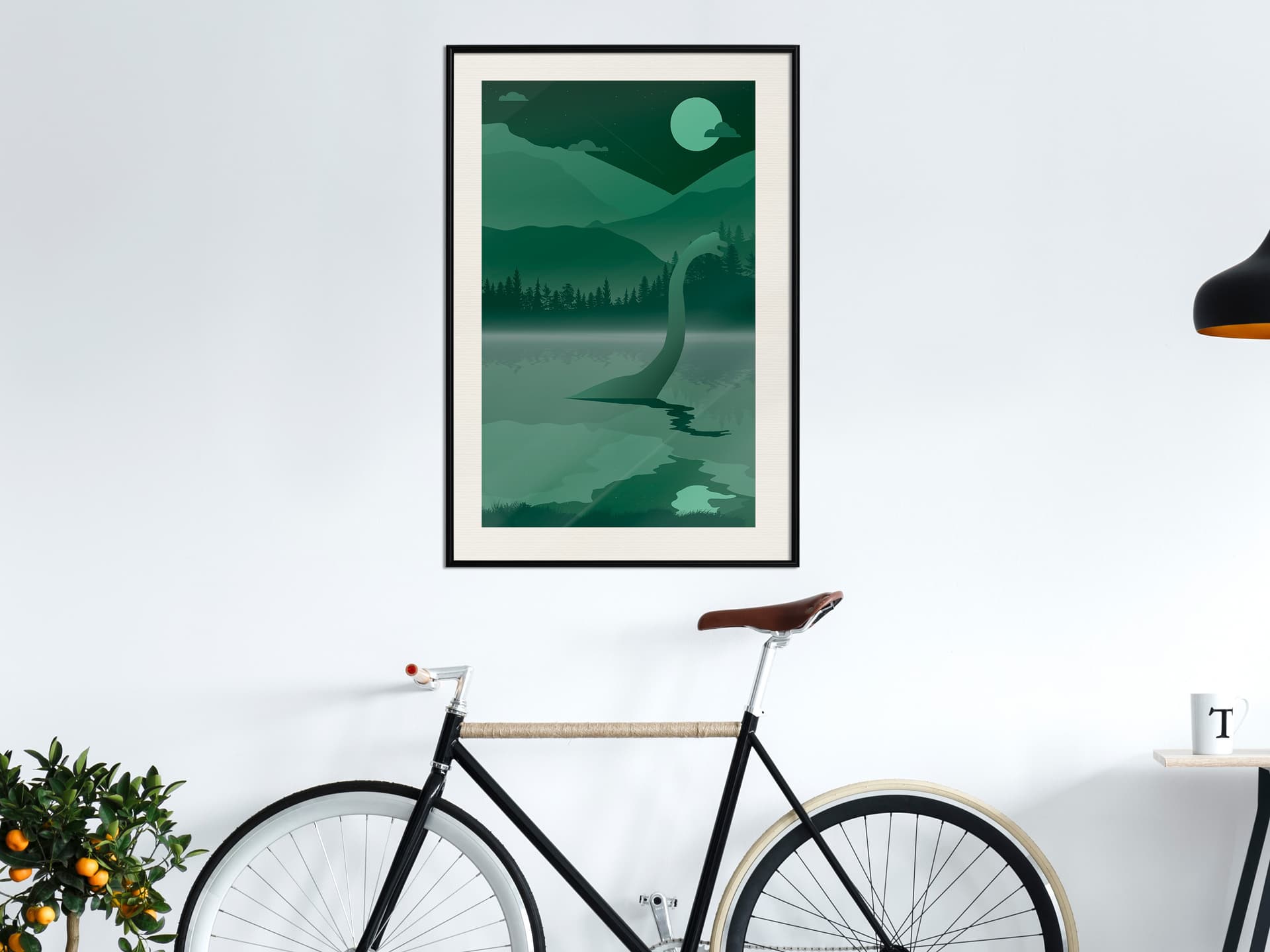 

Plakat - Nessie (rozmiar 30x45, wykończenie Rama czarna z passe-partout)