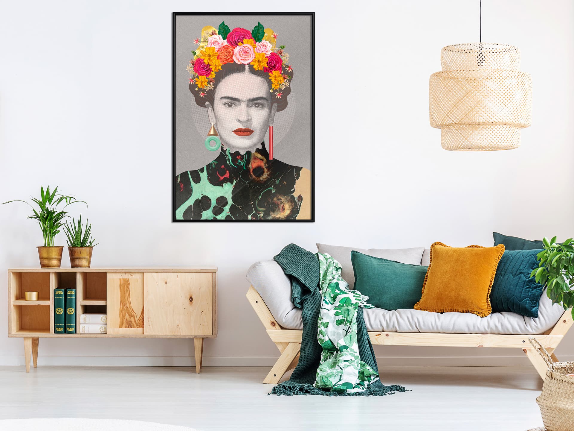 

Plakat - Charyzmatyczna Frida (rozmiar 40x60, wykończenie Rama czarna)