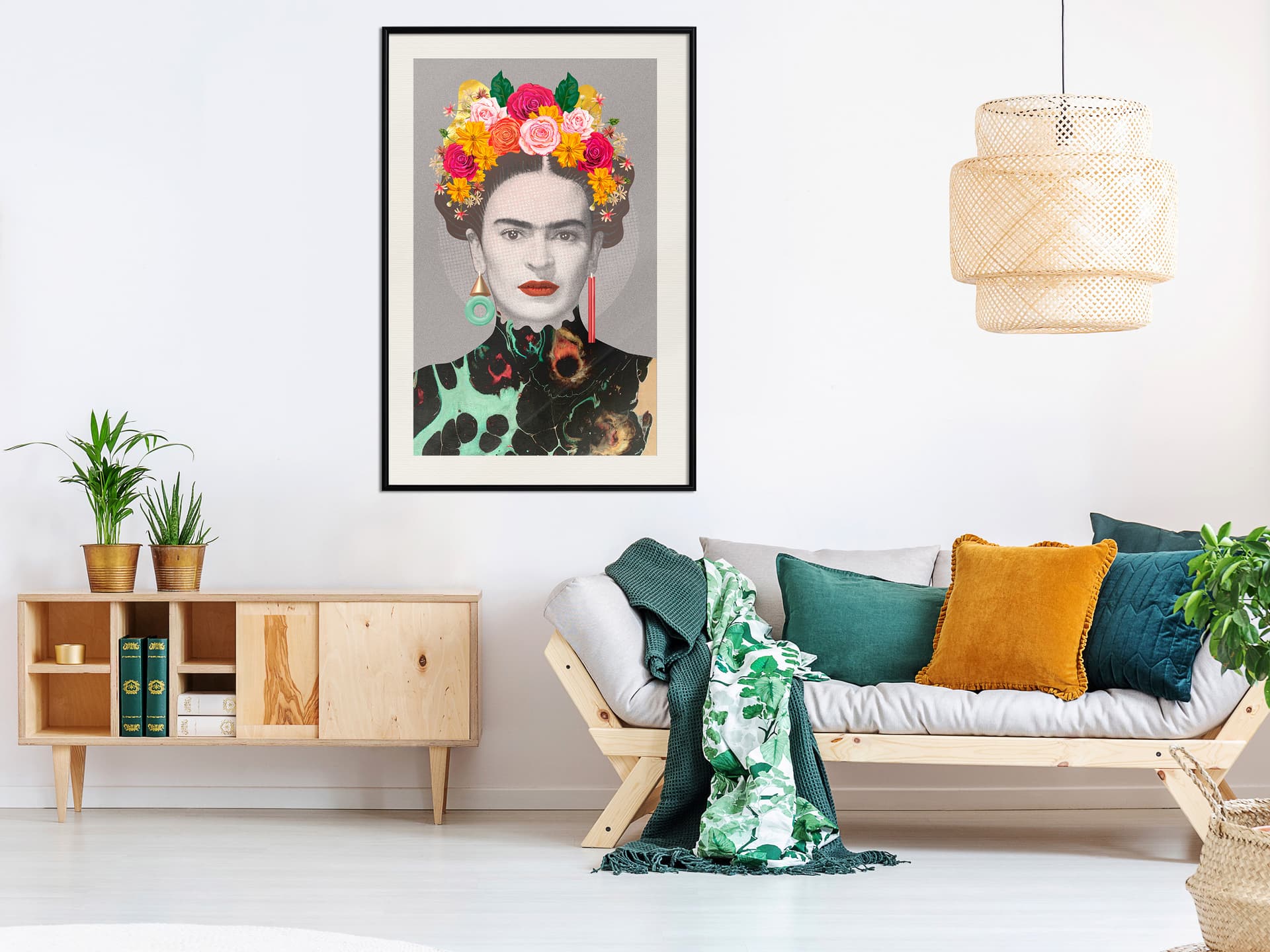 

Plakat - Charyzmatyczna Frida (rozmiar 30x45, wykończenie Rama czarna z passe-partout)