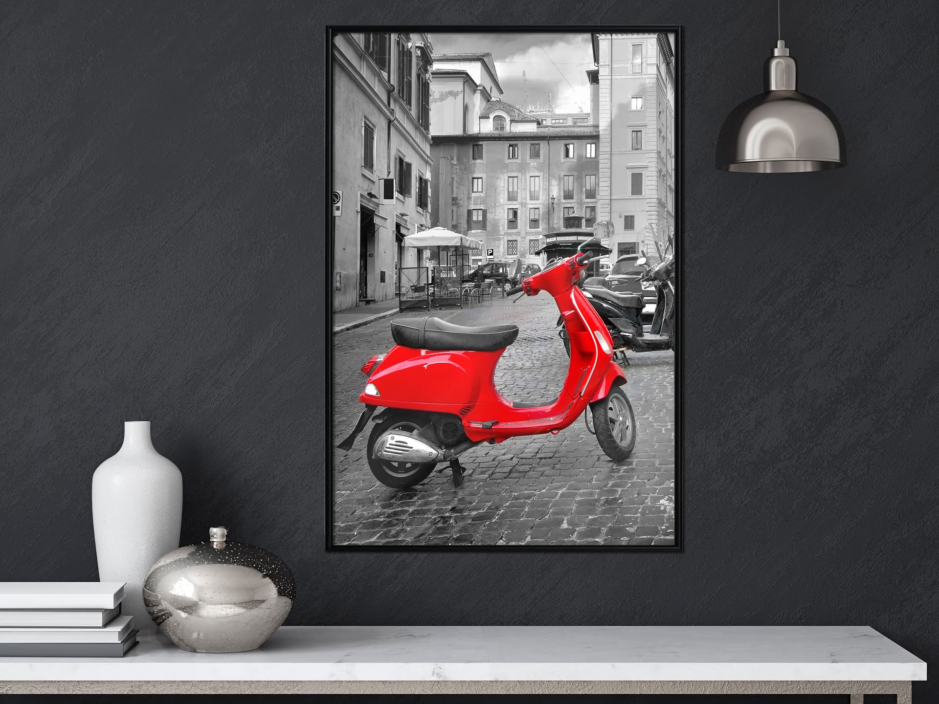

Plakat - Najpiękniejszy skuter (rozmiar 20x30, wykończenie Rama czarna)