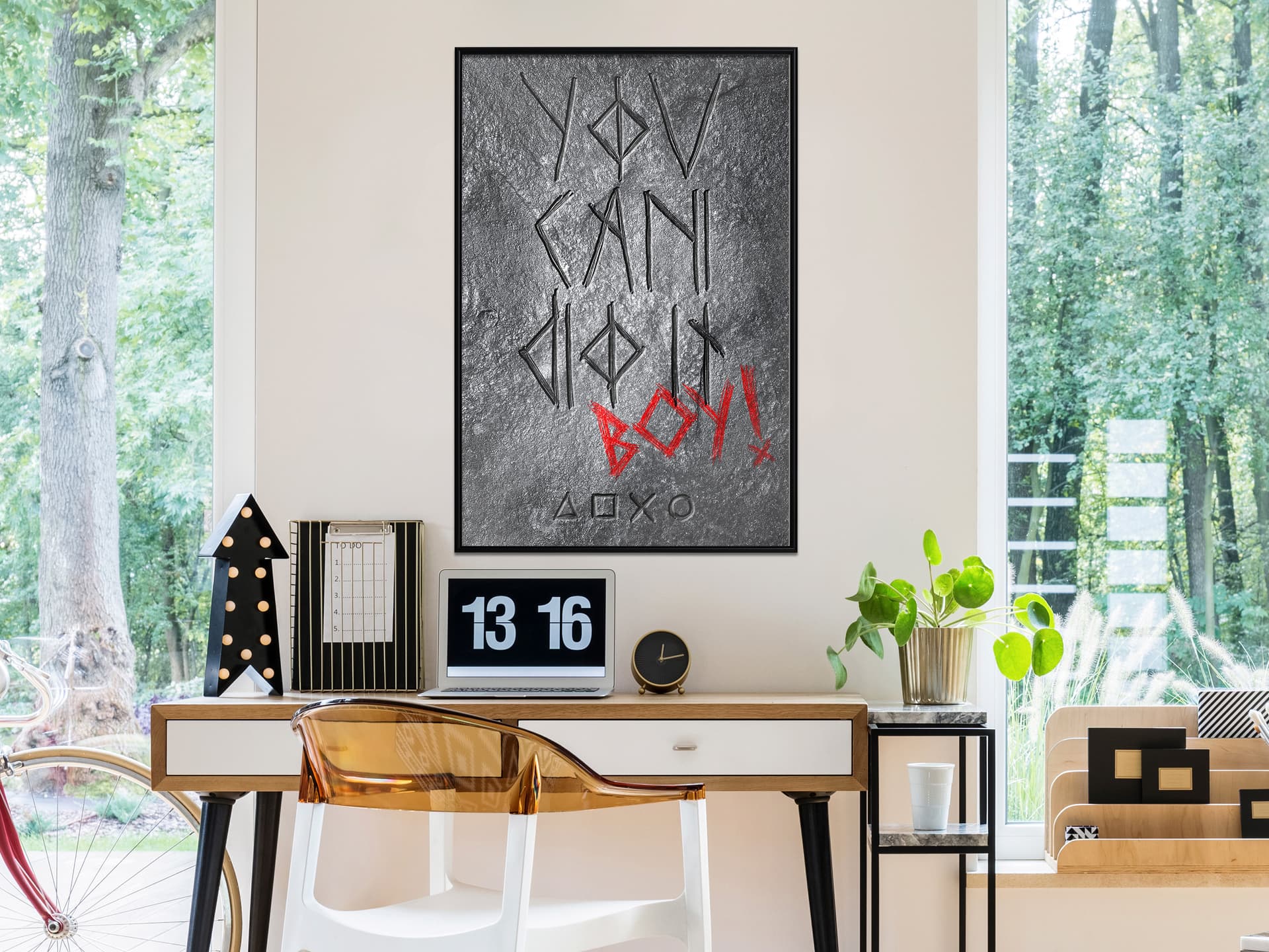 

Plakat - Codzienna dawka motywacji (rozmiar 20x30, wykończenie Rama czarna)