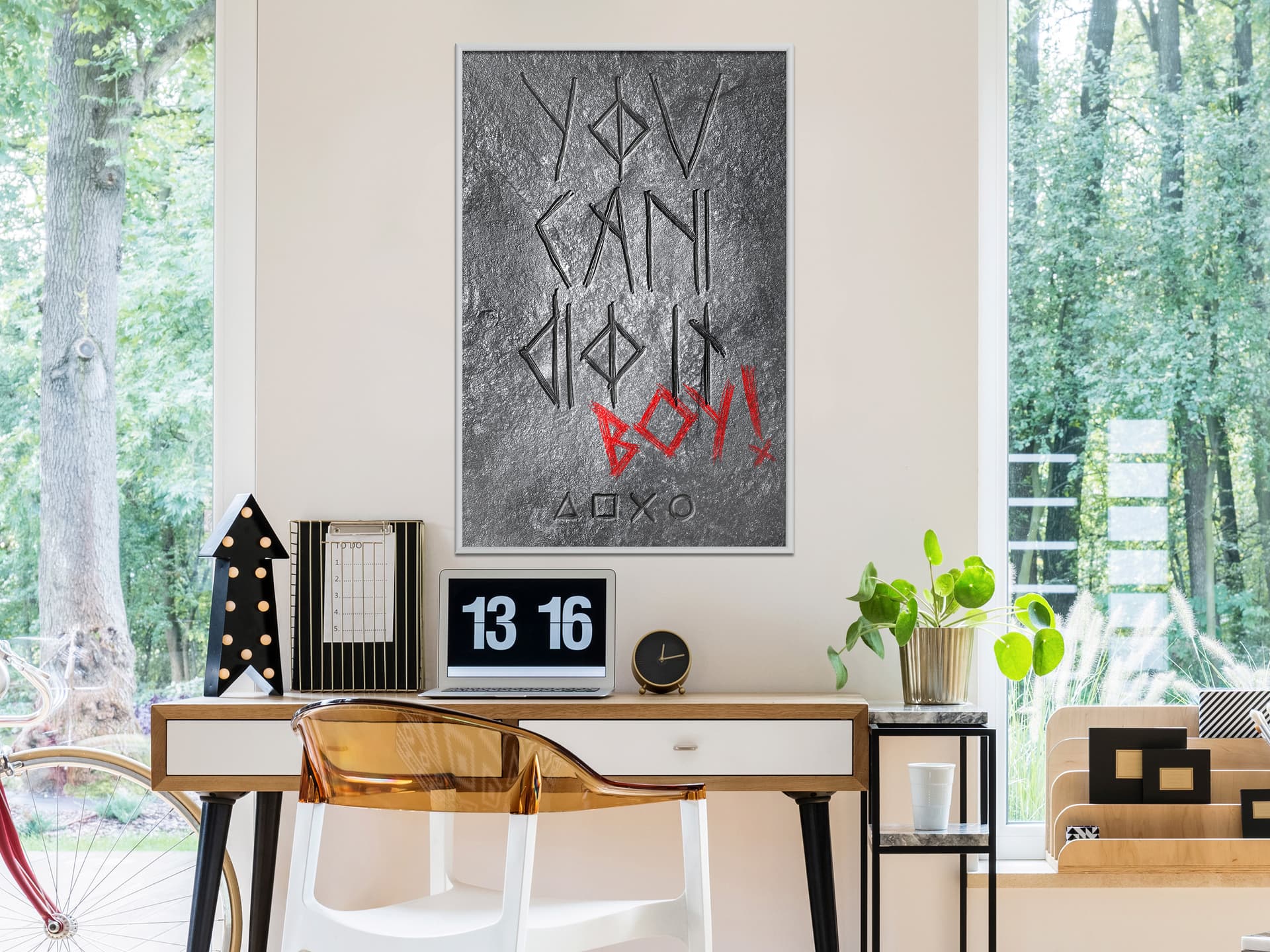

Plakat - Codzienna dawka motywacji (rozmiar 30x45, wykończenie Rama biała)