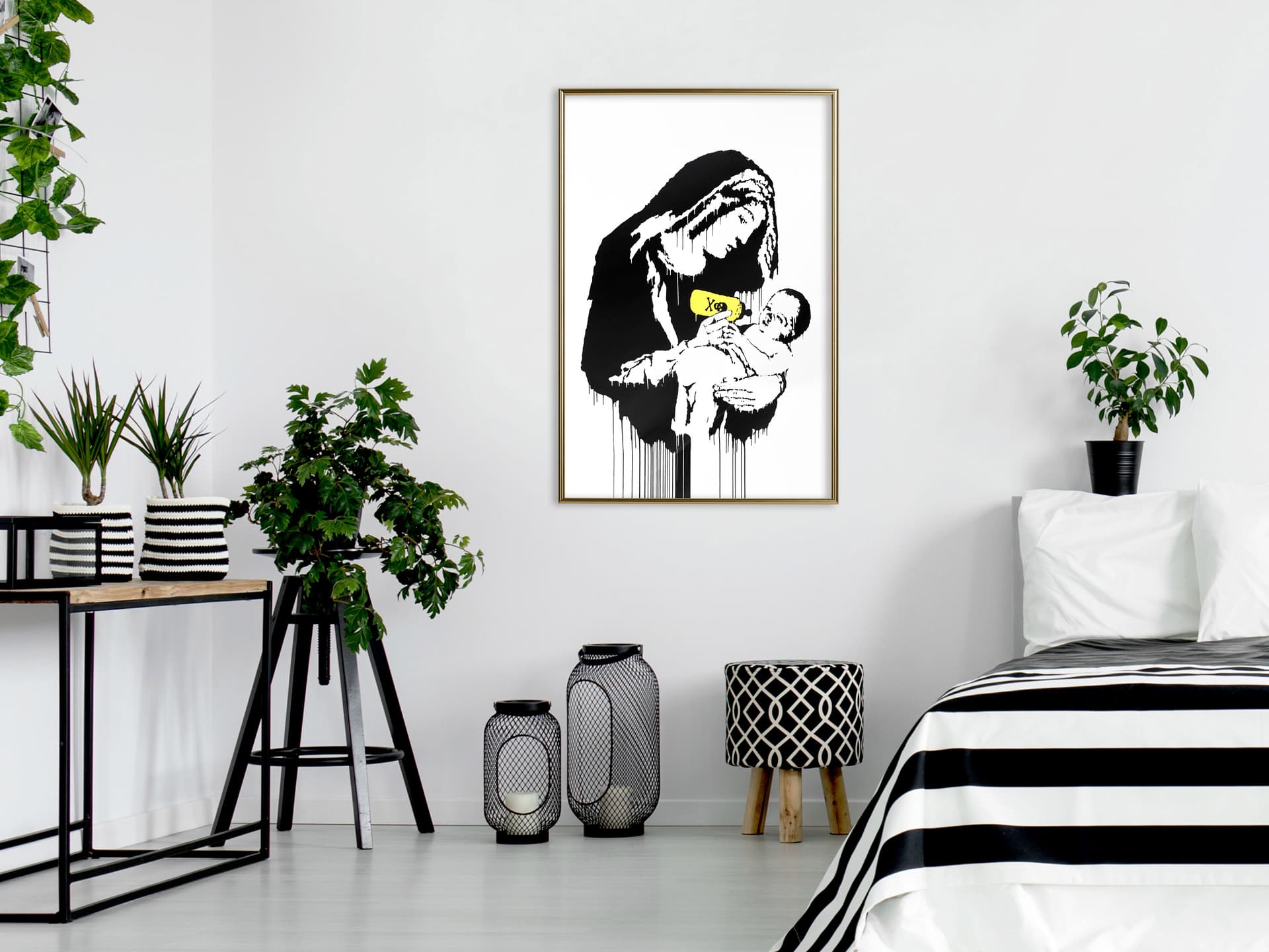 

Plakat - Banksy: Toxic Mary (rozmiar 30x45, wykończenie Rama złota)