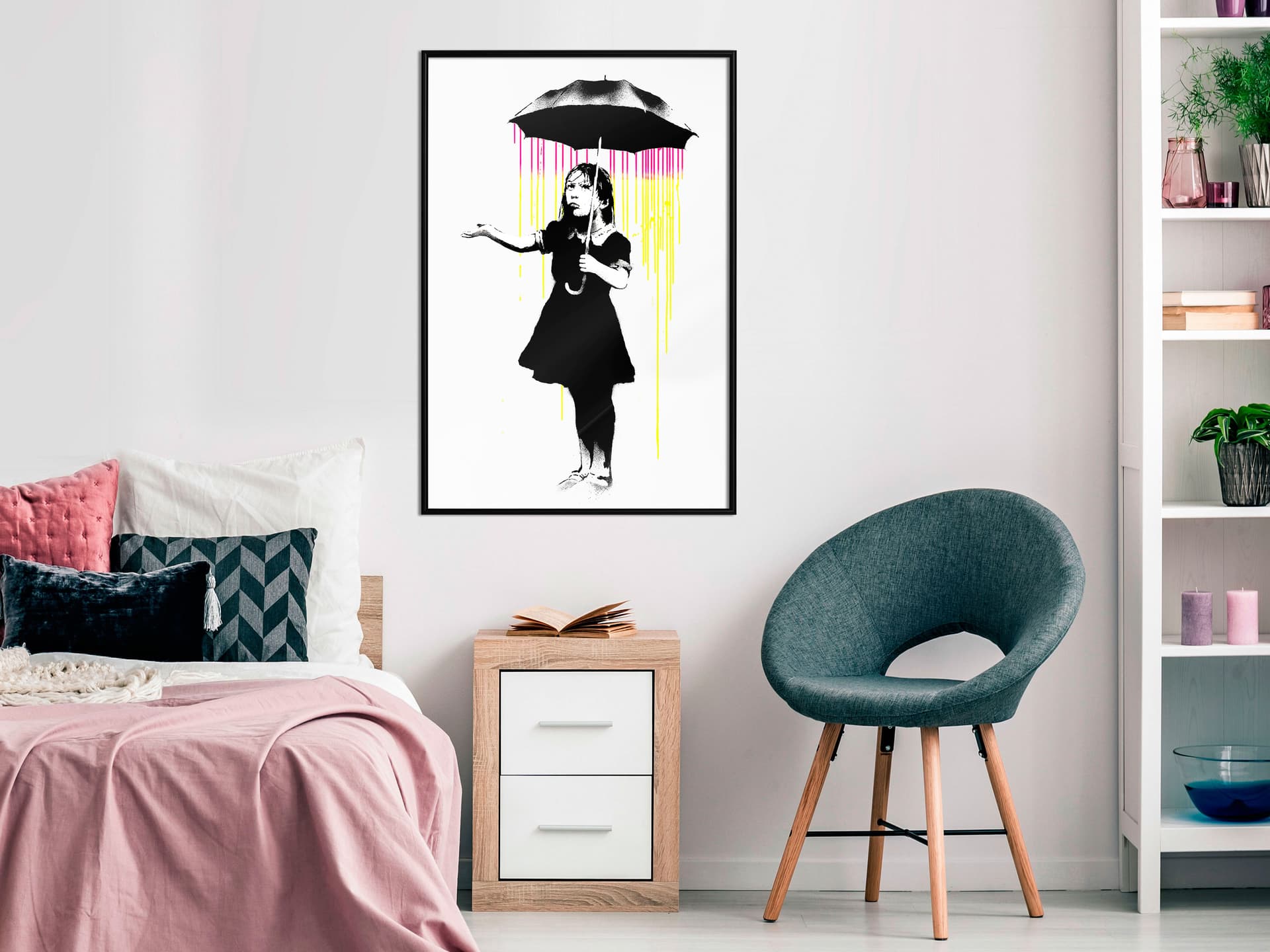 

Plakat - Banksy: Nola (rozmiar 20x30, wykończenie Rama czarna)
