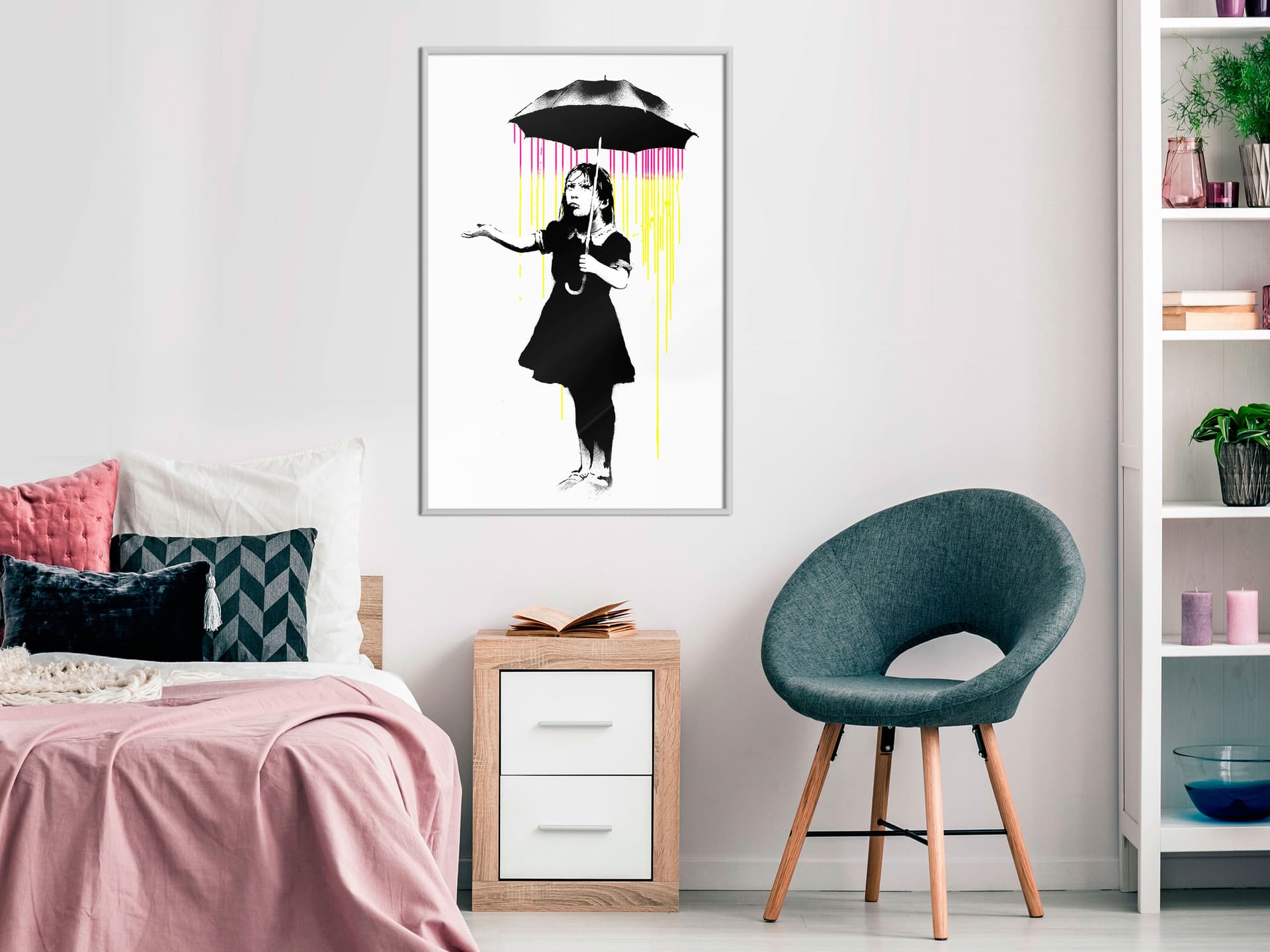 

Plakat - Banksy: Nola (rozmiar 40x60, wykończenie Rama biała)